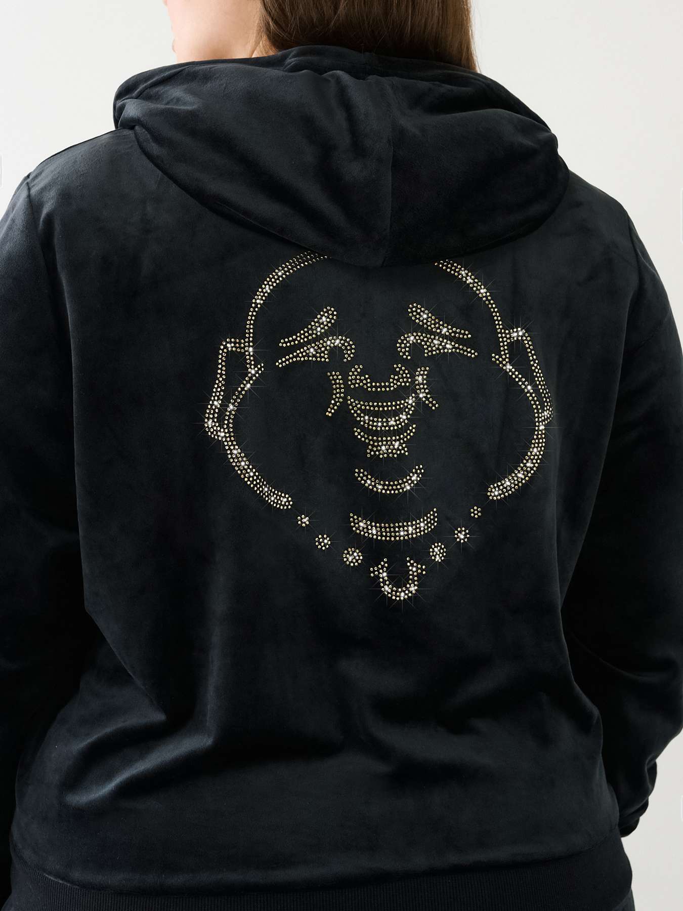 True religion best sale velour hoodie