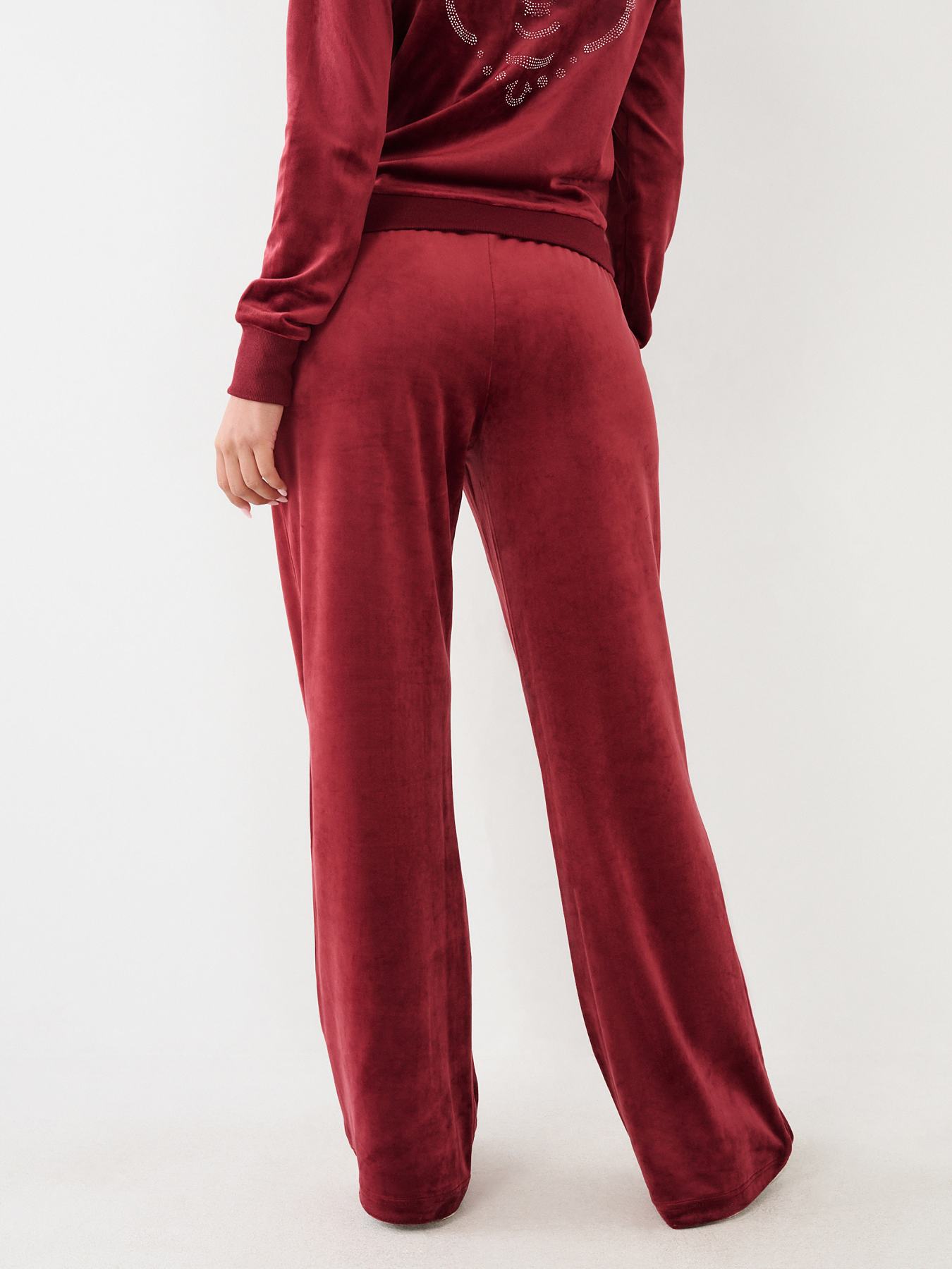 CRYSTAL VELOUR LOGO TRACK PANT, image 10