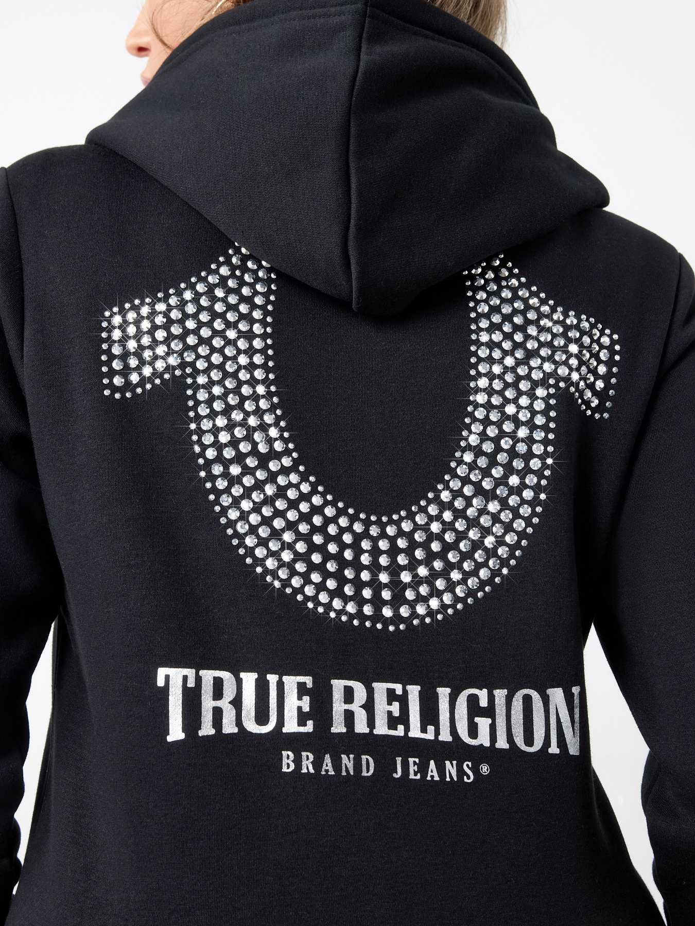 True religion crystal hoodie sale