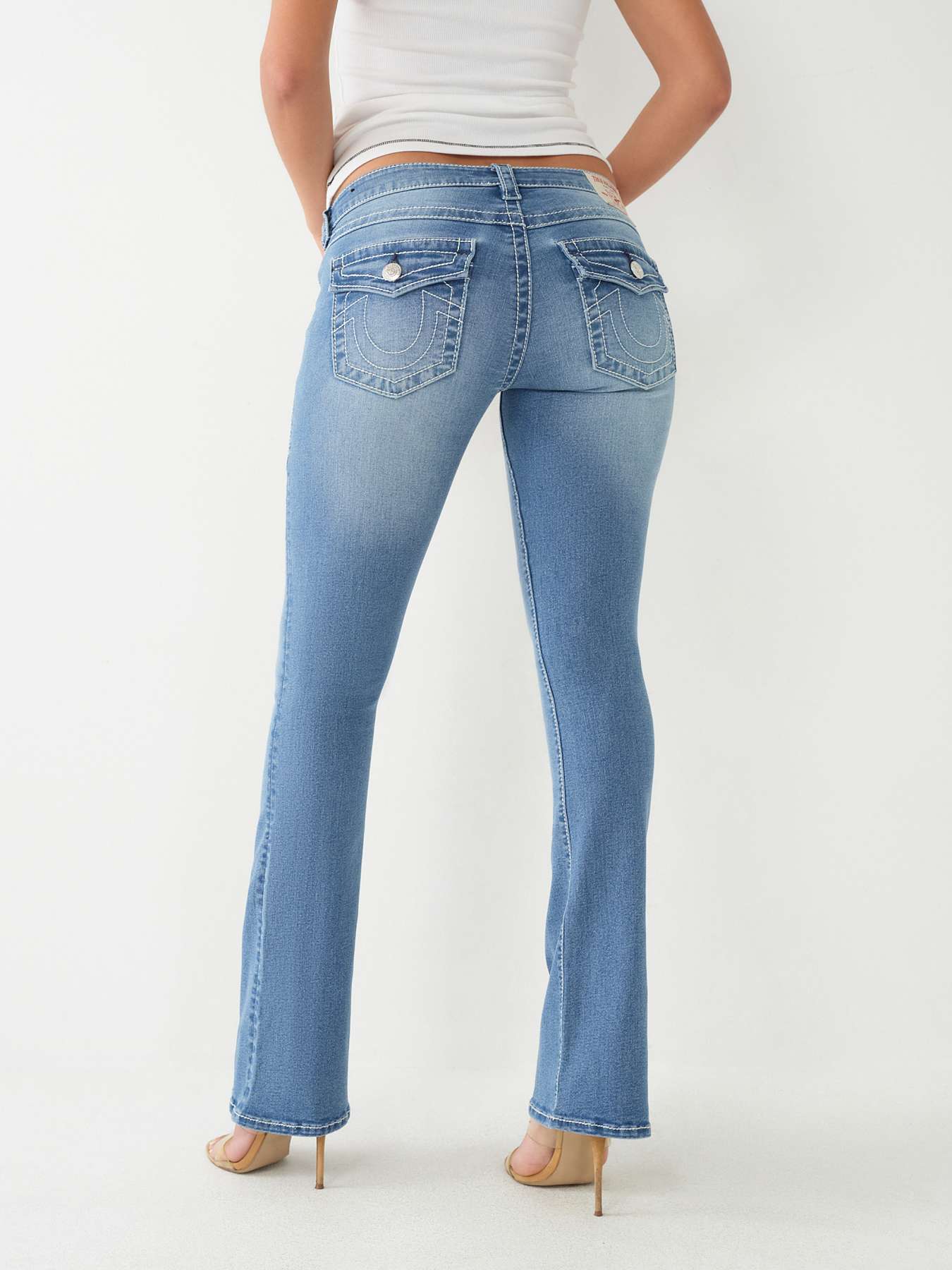 Low Rise Bootcut Jeans