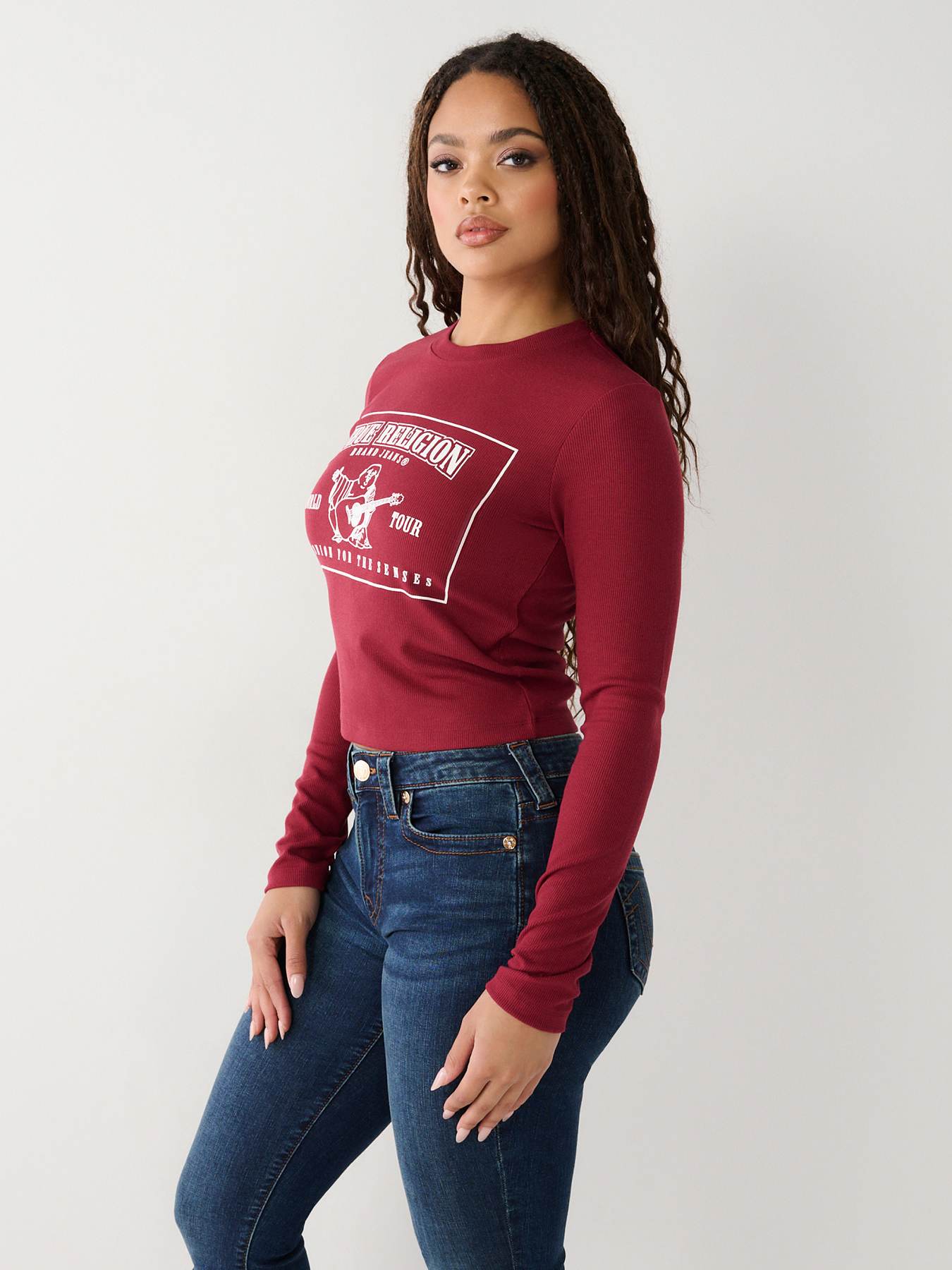 LONG SLEEVE LOGO BABY TEE, image 3