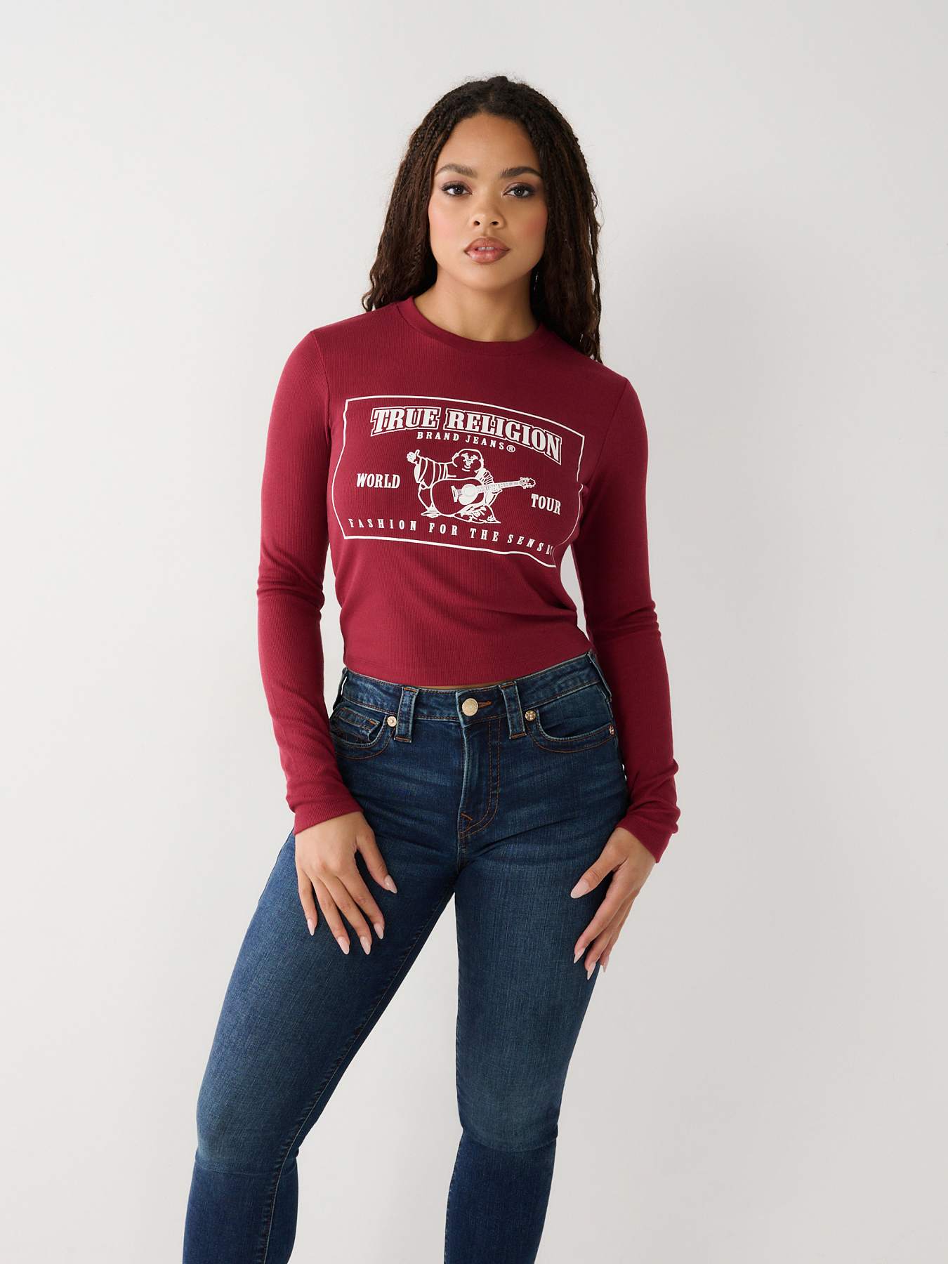 LONG SLEEVE LOGO BABY TEE, image 1