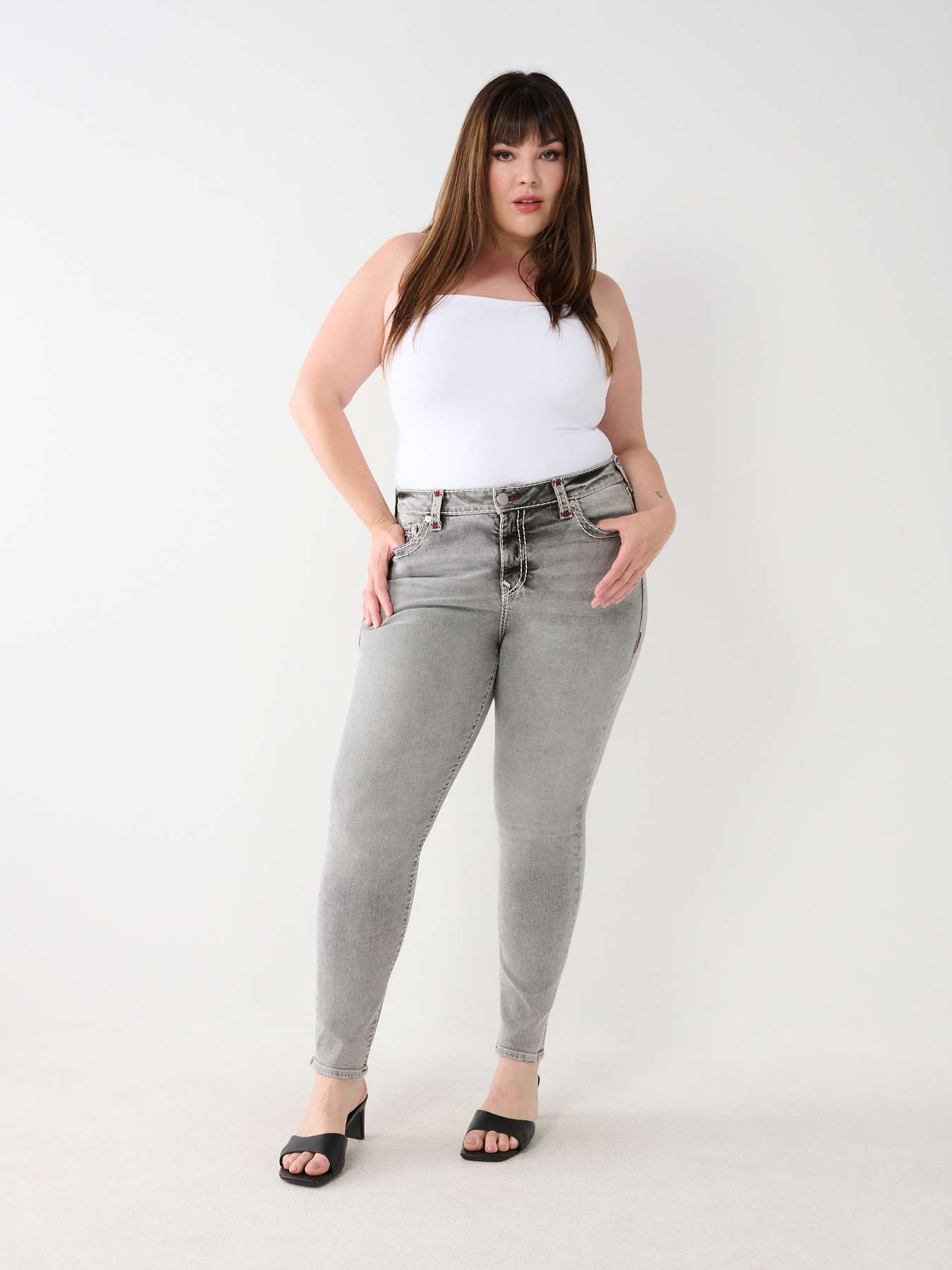 PLUS JENNIE HIGH RISE SUPER T CURVY SKINNY JEAN