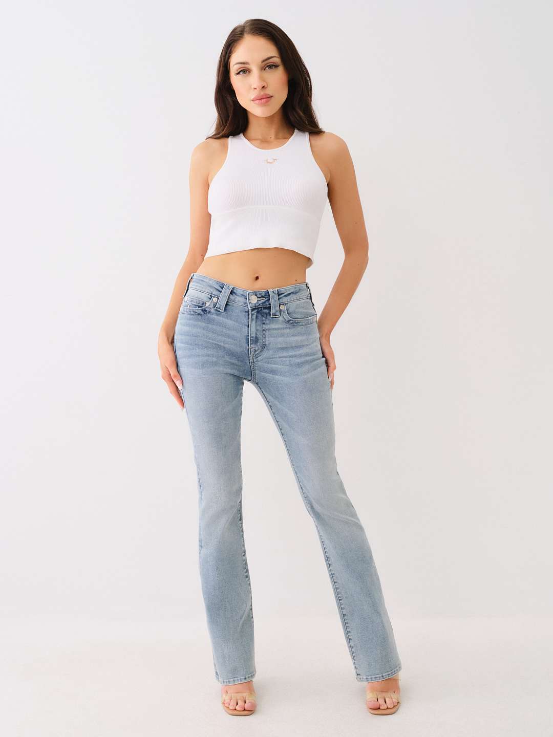 BECCA MID RISE BOOTCUT JEAN
