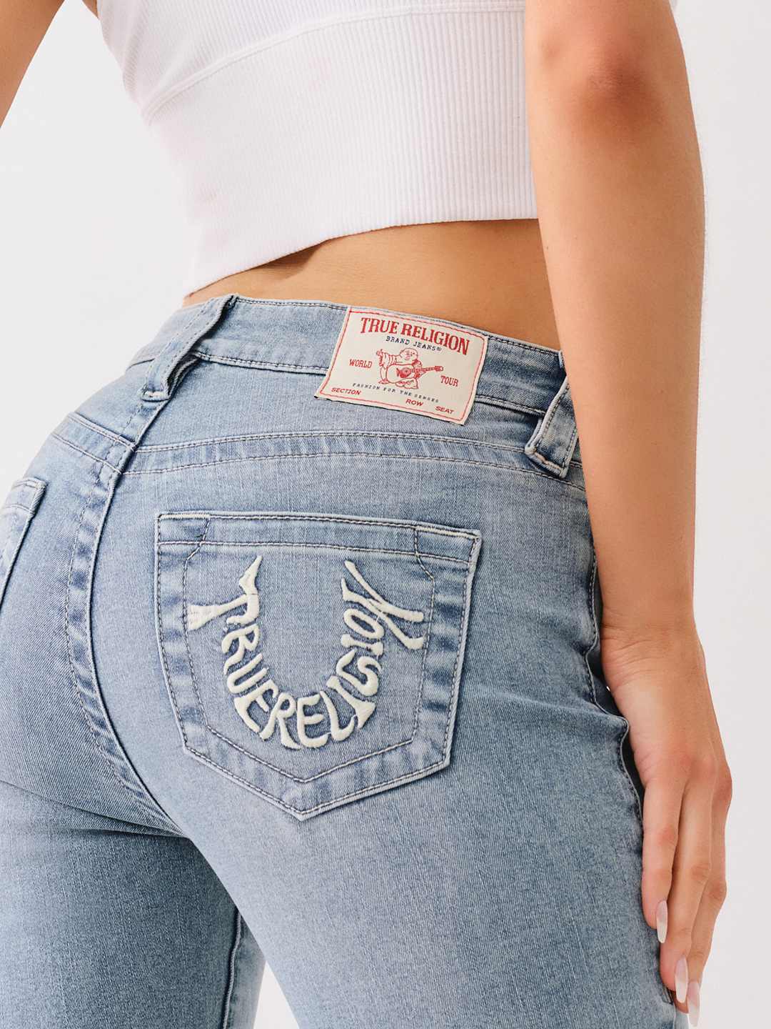 BECCA MID RISE BOOTCUT JEAN