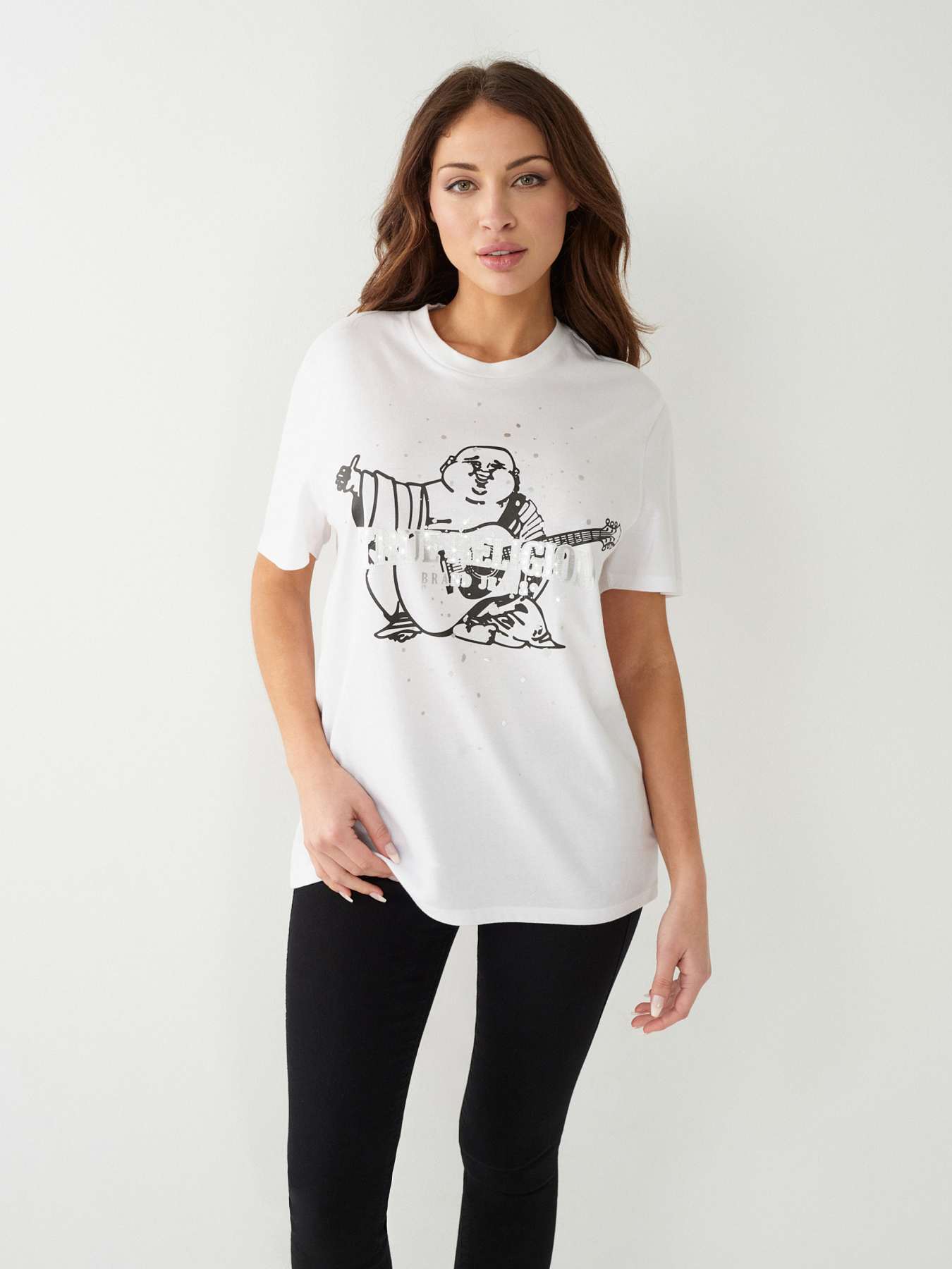 BUDDHA SPLATTER RELAXED TEE, image 2
