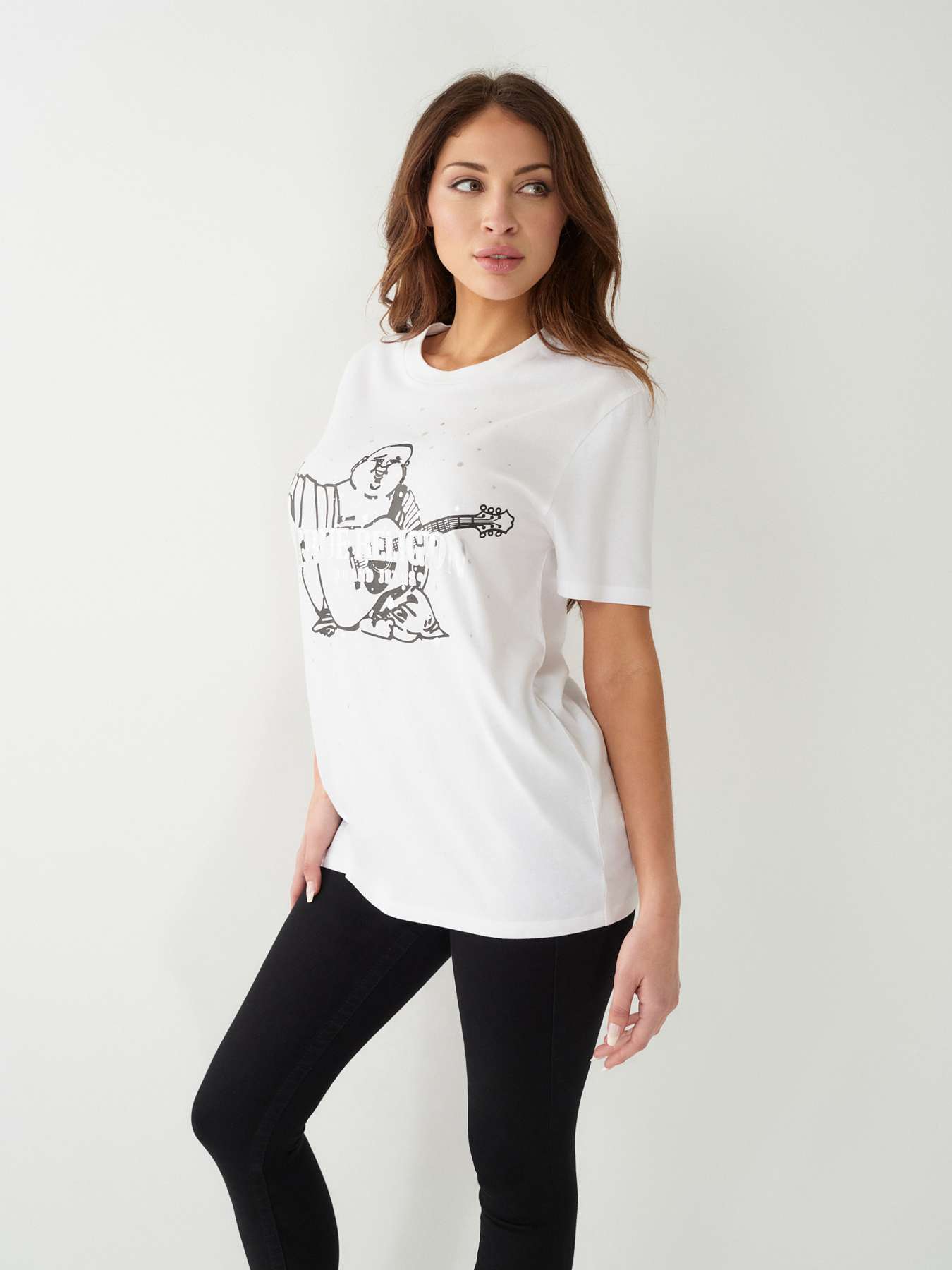 BUDDHA SPLATTER RELAXED TEE, image 3