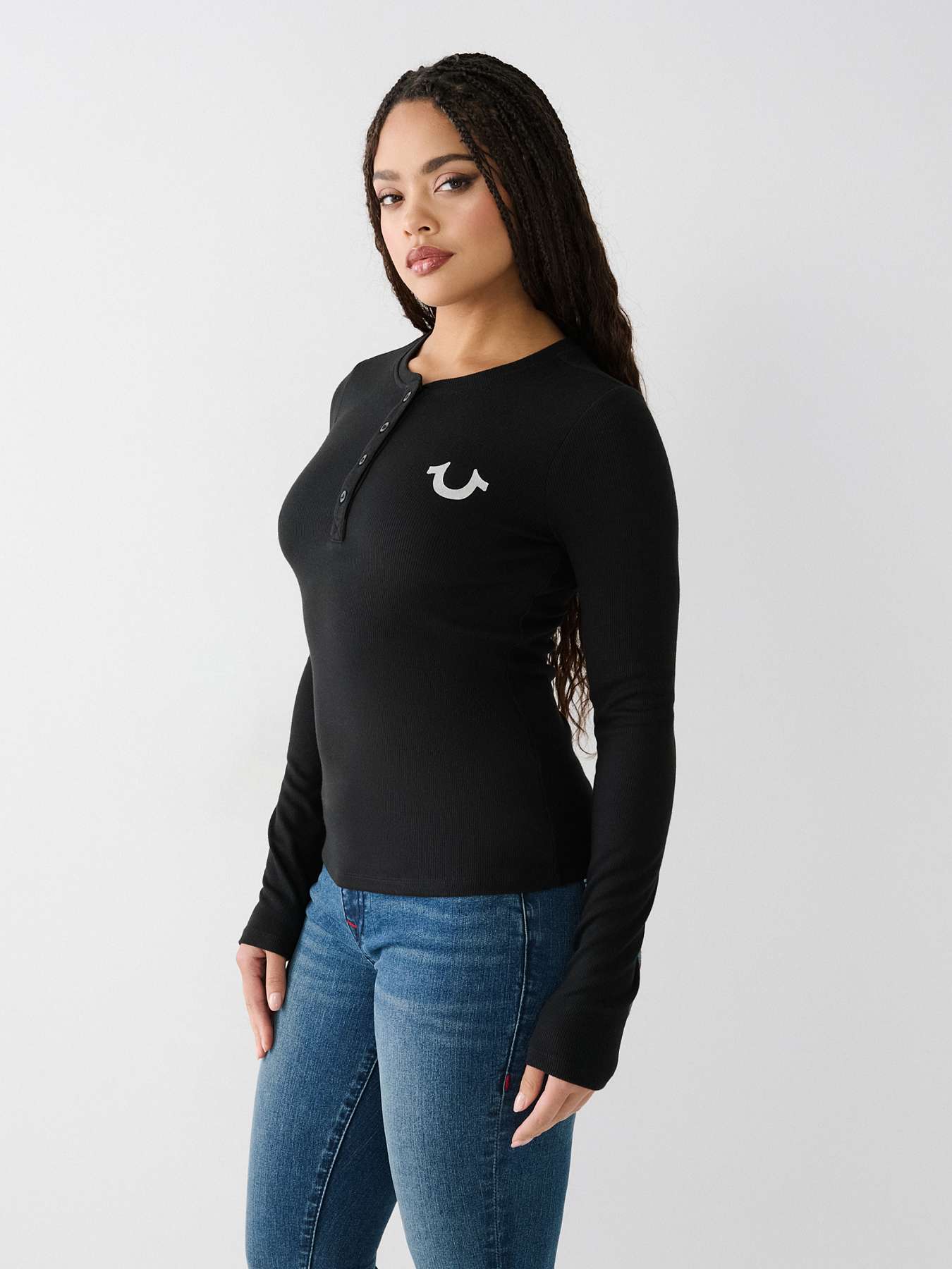 hooded henley shirt