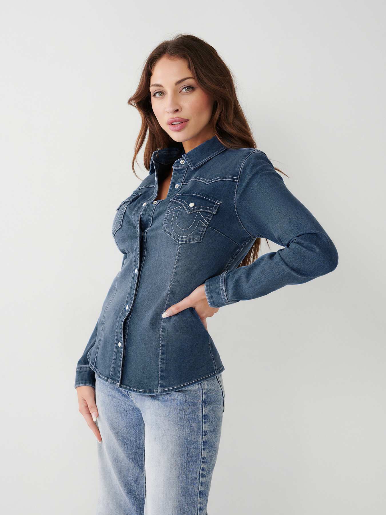 True religion denim on sale shirt