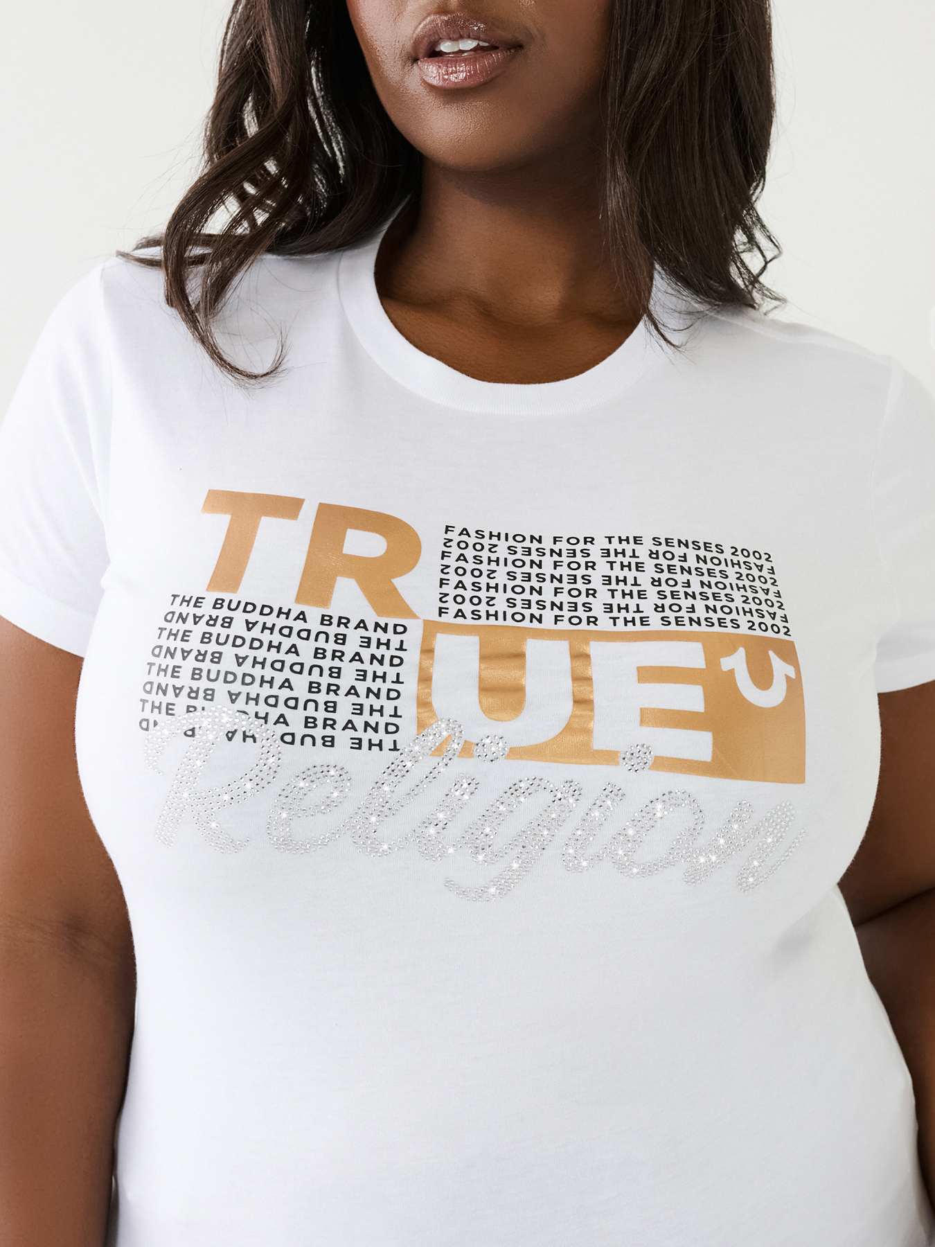 Front Crystal Cotton T-shirts