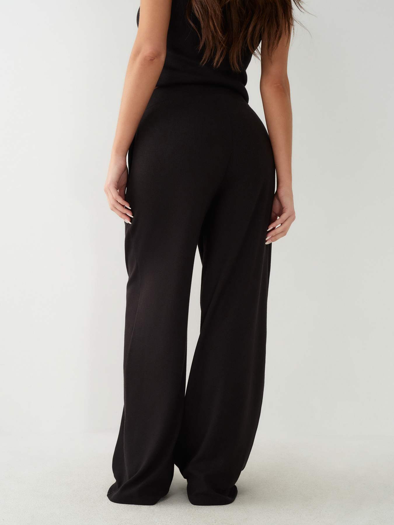 WIDE LEG LOGO TRIM JOGGER, image 6