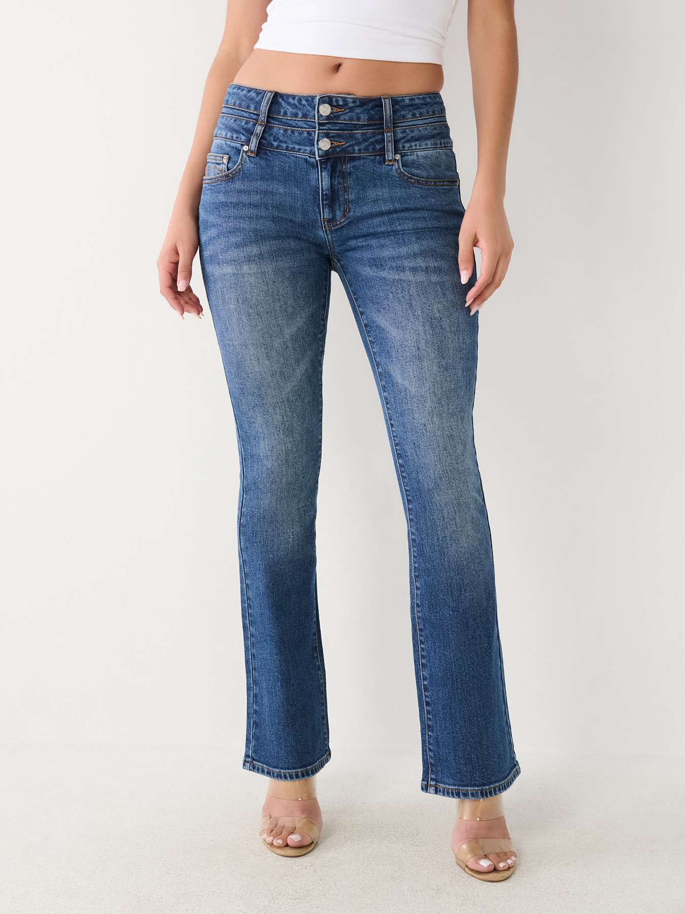 DOUBLE WAISTED BOOTCUT JEAN, image 4