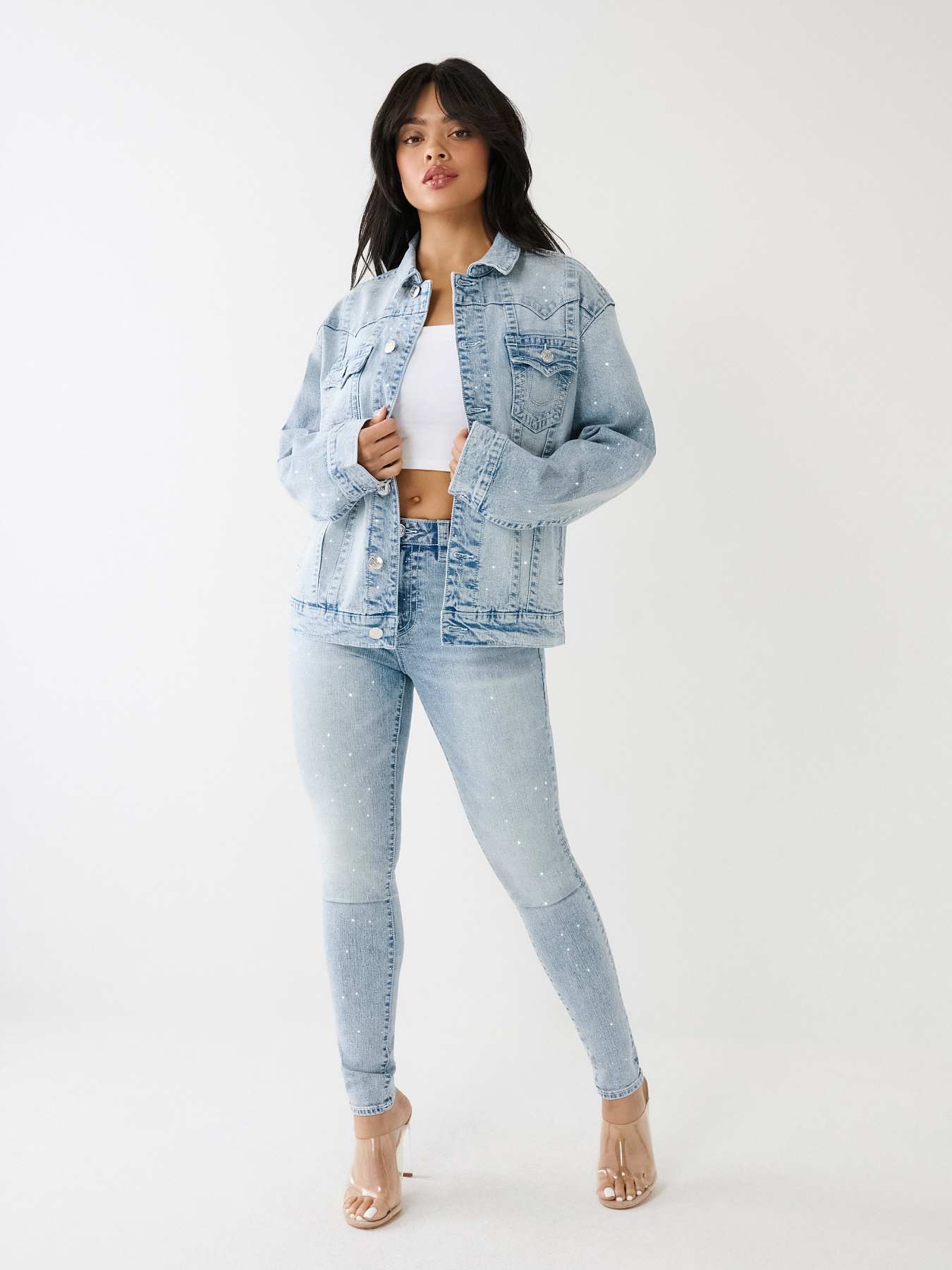 CRYSTAL OVERSIZED JIMMY JACKET, image 4