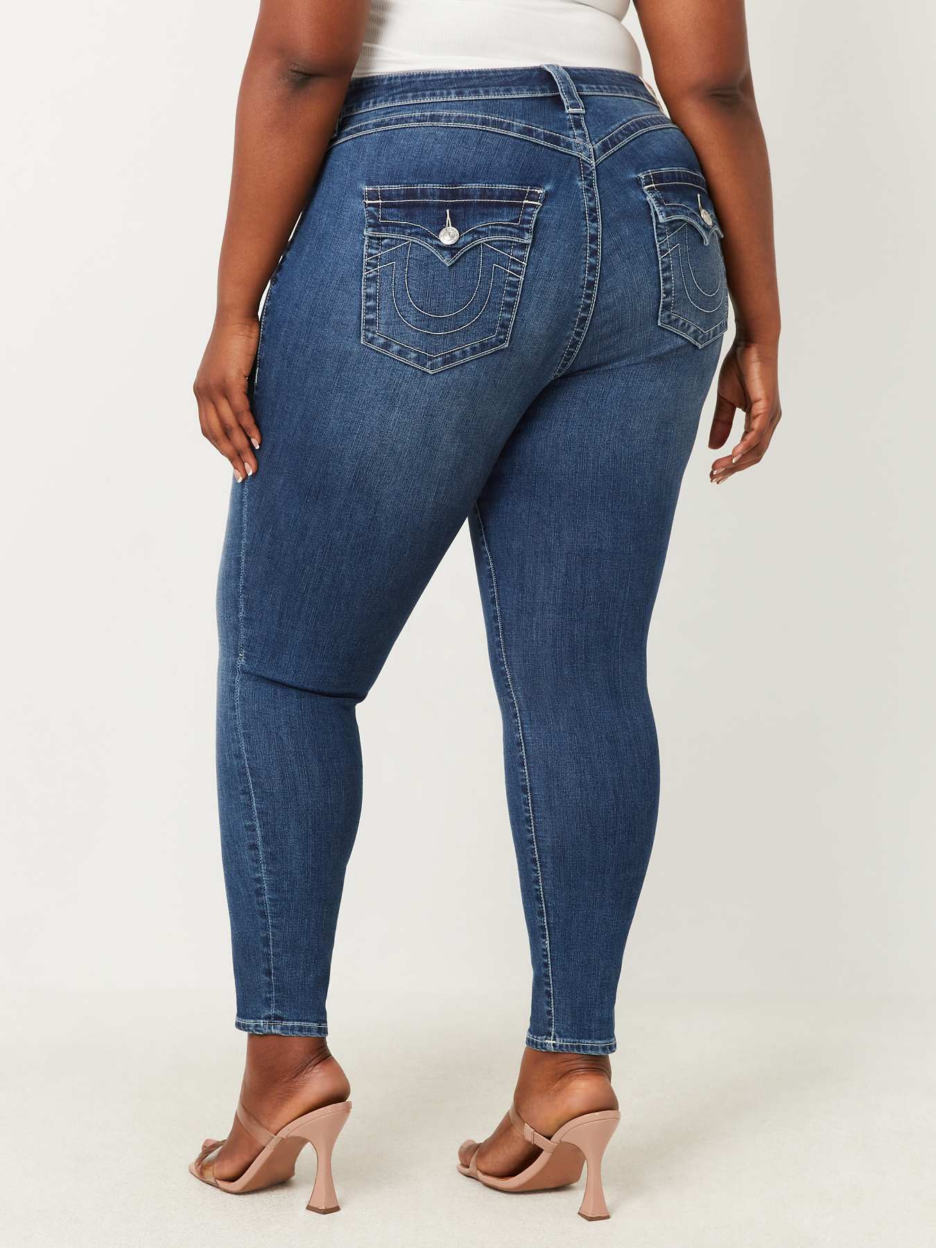 PLUS JENNIE MID RISE SKINNY JEAN, image 6