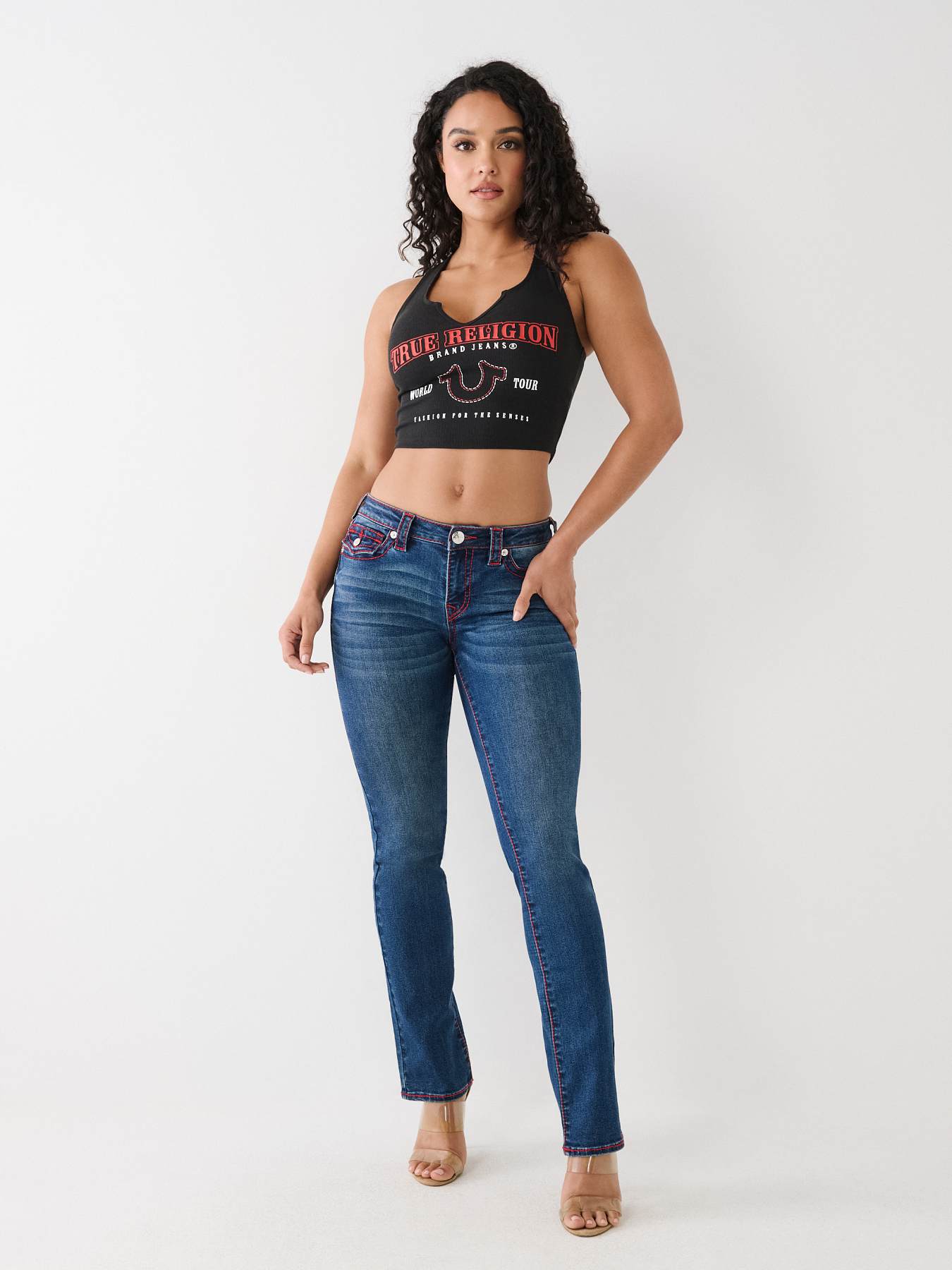 NOTCH CROP LOGO TANK