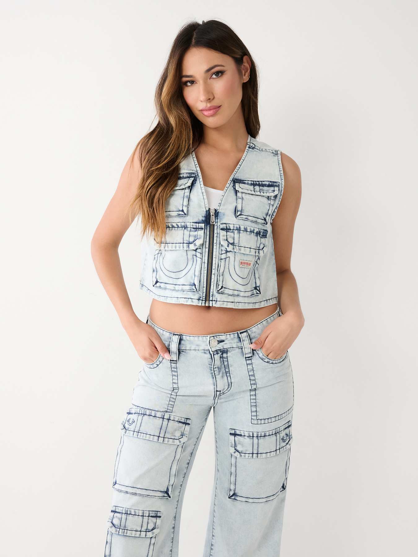 Denim hotsell utility vest