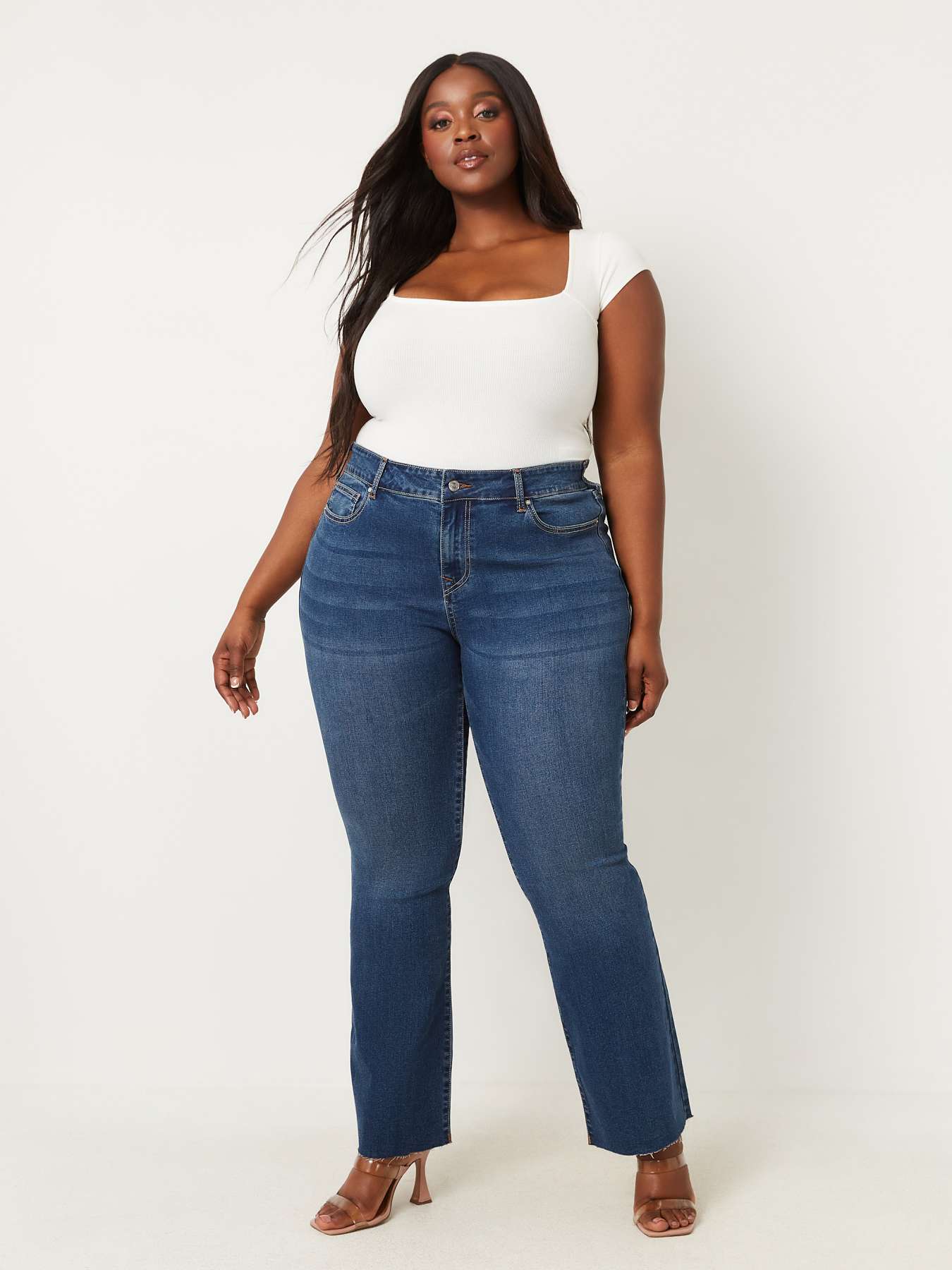 Hem bootcut hot sale jeans