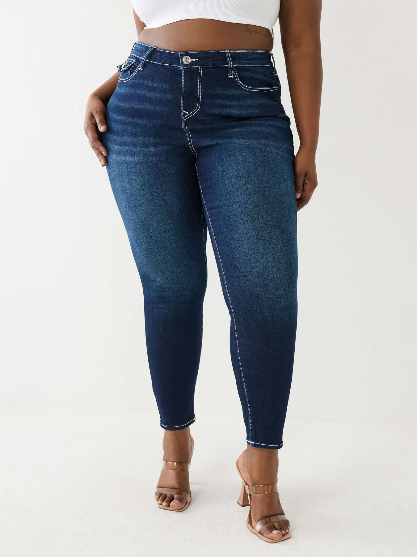 True religion halle clearance high rise super skinny