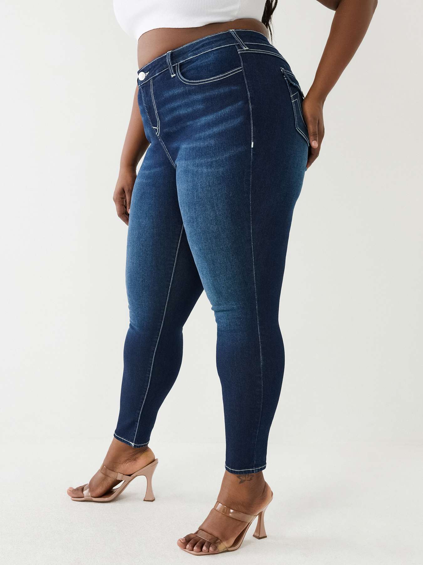 True religion halle clearance high rise super skinny