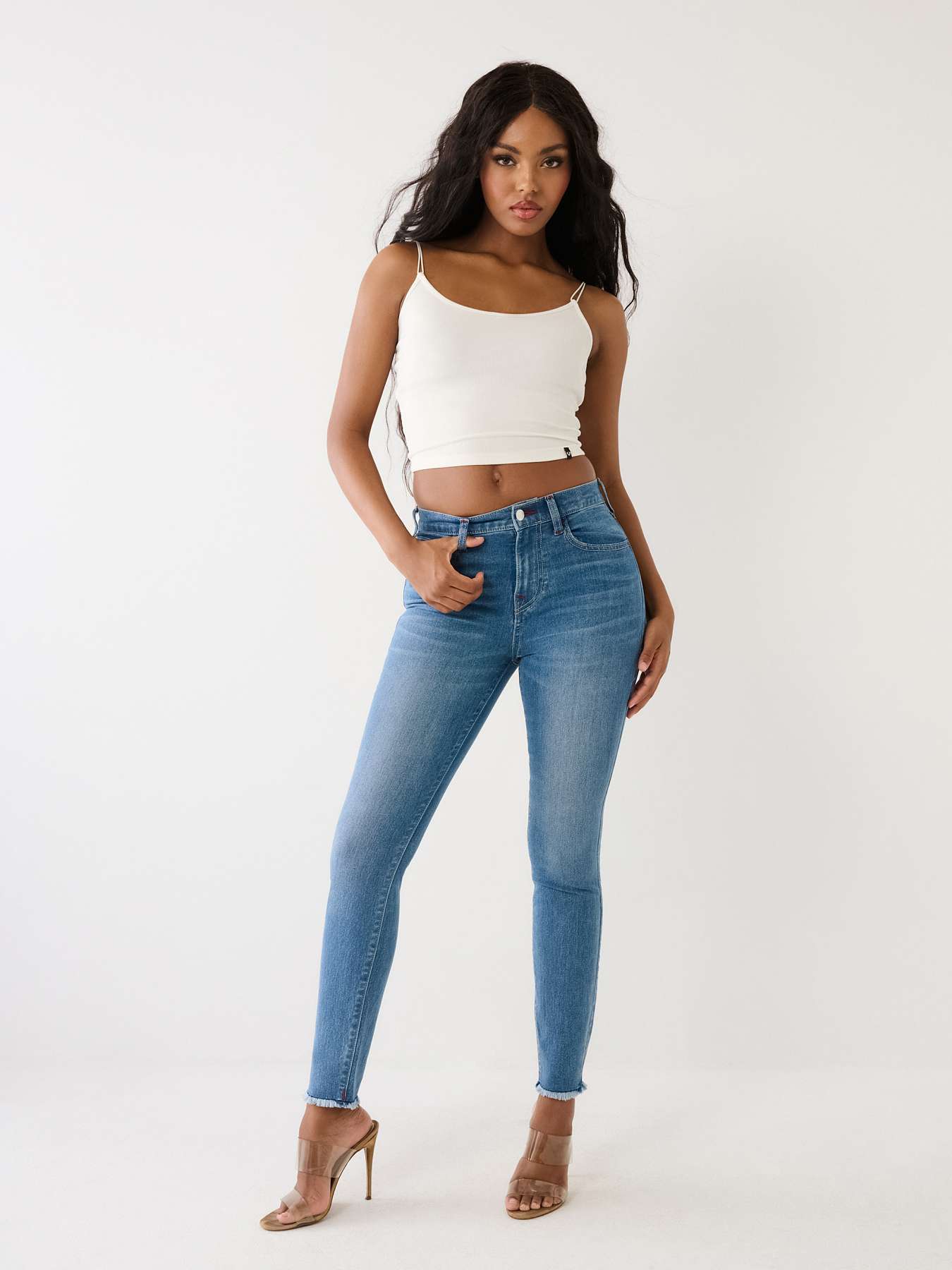 True religion halle high rise hot sale skinny jeans