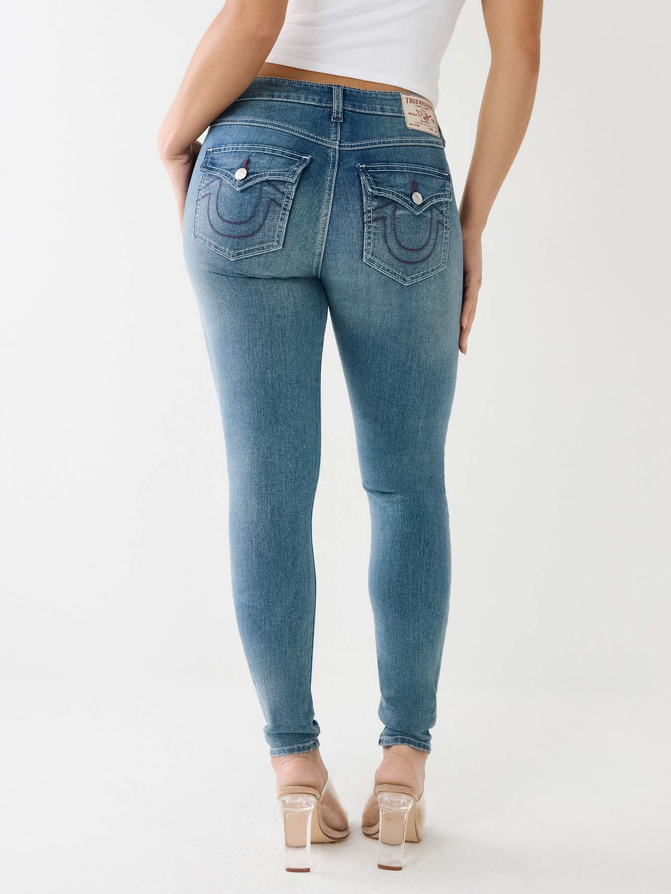 JENNIE MID RISE SINGLE NEEDLE CURVY SKINNY JEAN