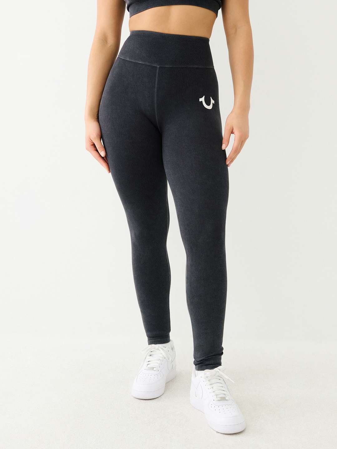 HS LOGO WASHED SEAMLESS LEGGING