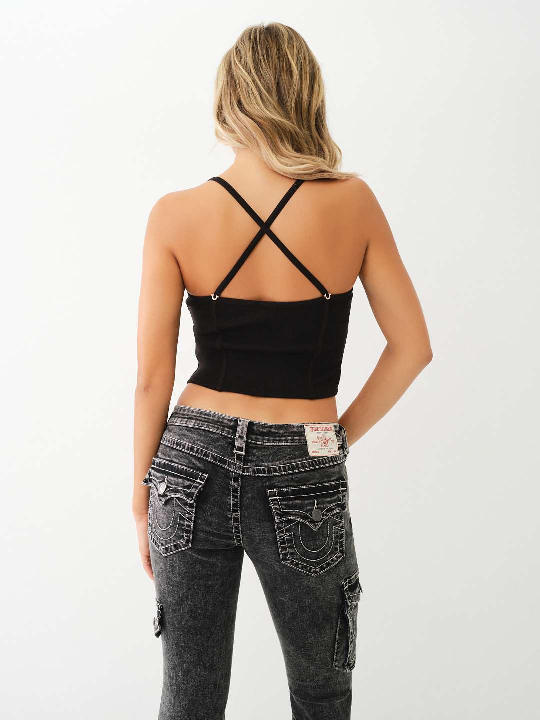 HORSESHOE CORSET CROP CAMI