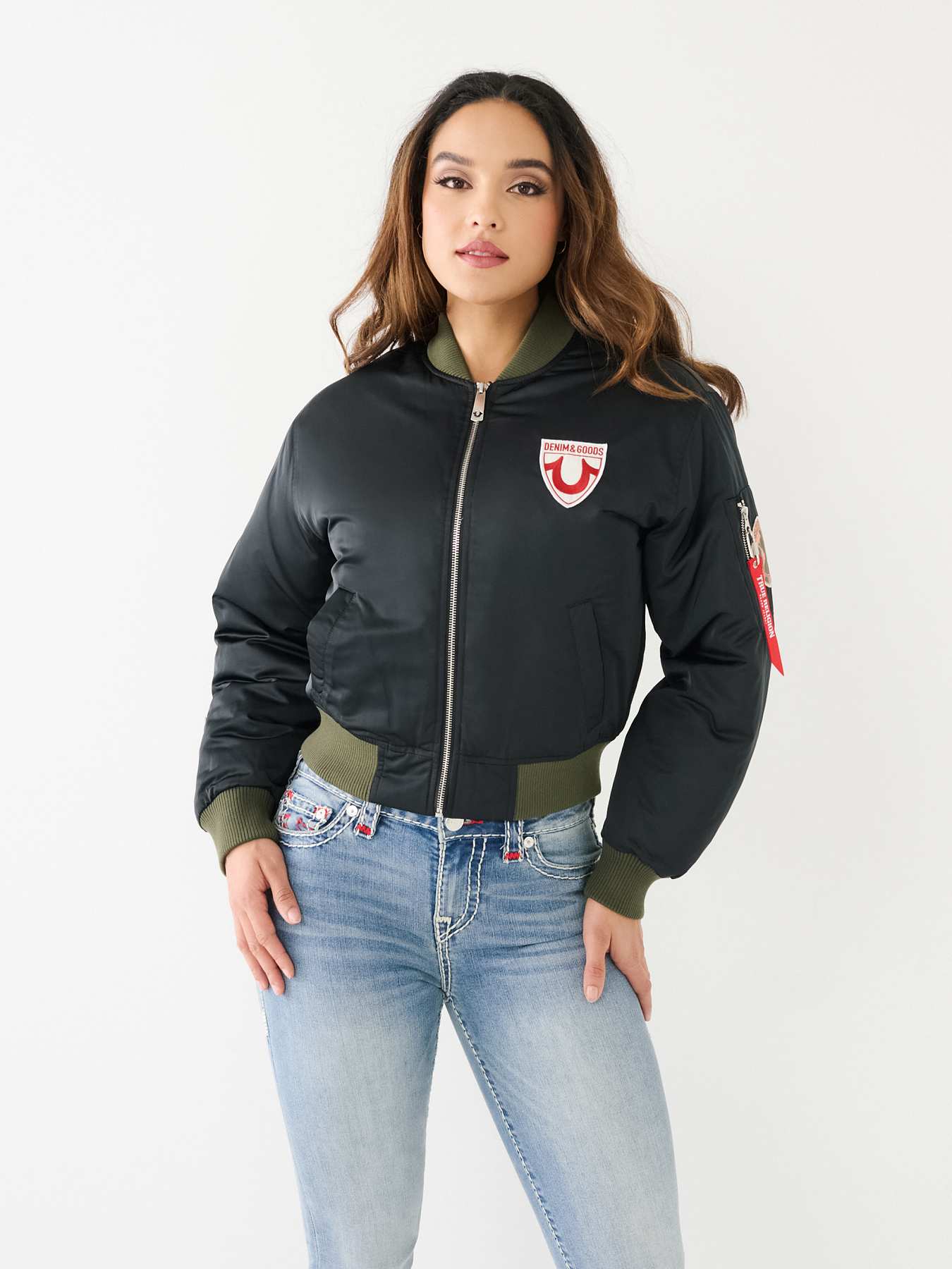 TR PATCHED BOMBER JACKET | True Religion