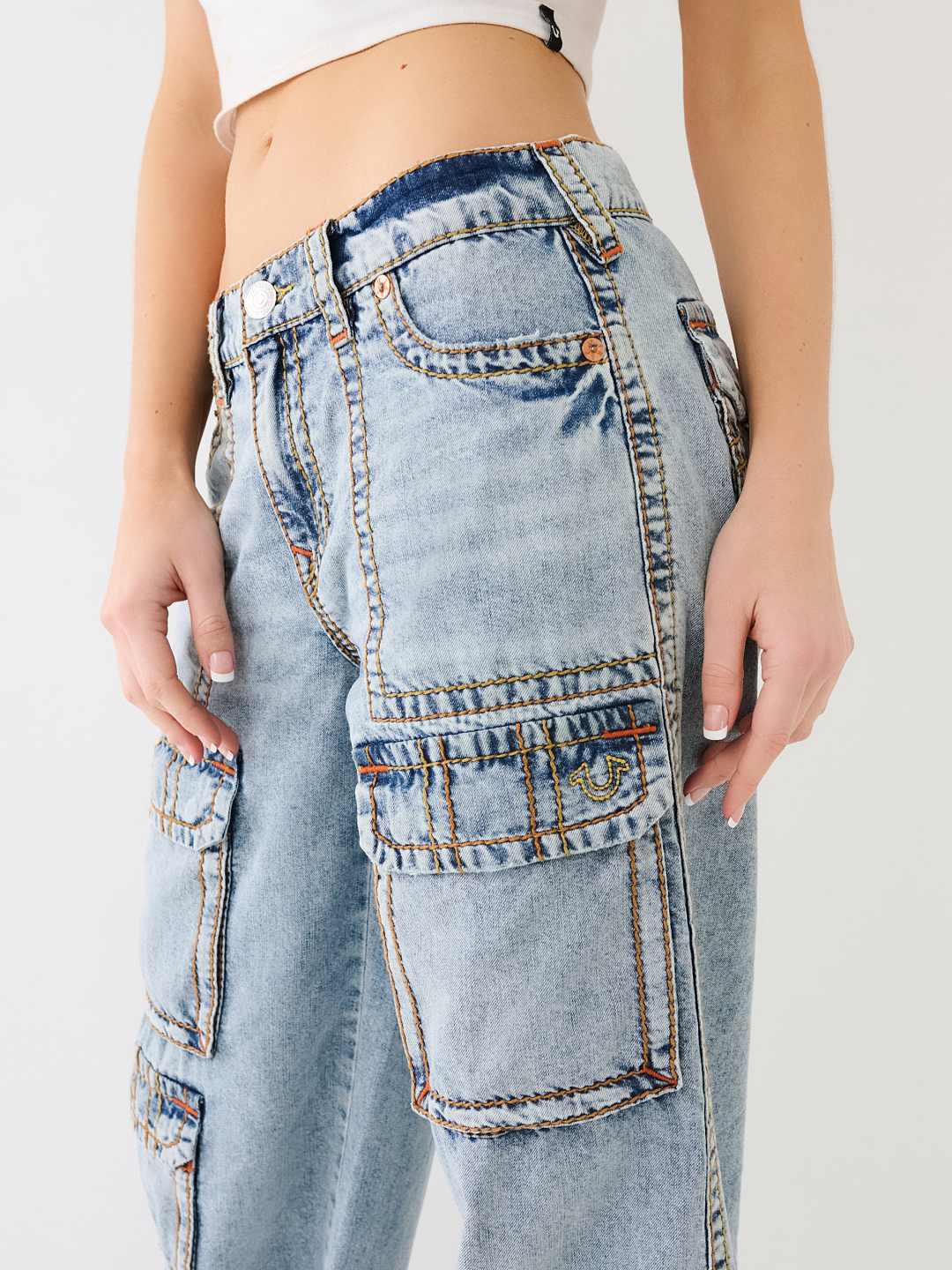 JESSIE SUPER BAGGY CARGO JEAN