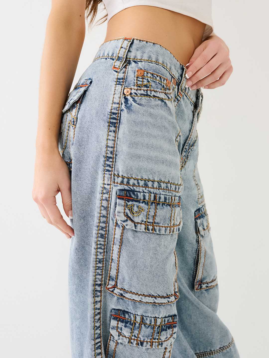 JESSIE SUPER BAGGY CARGO JEAN