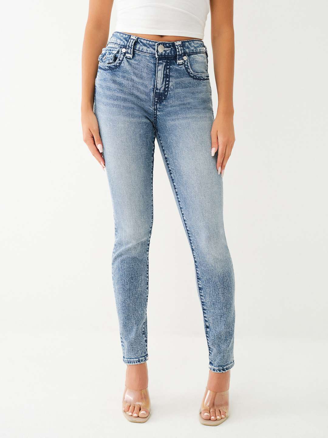 True religion skinny online jeans 28 light wash