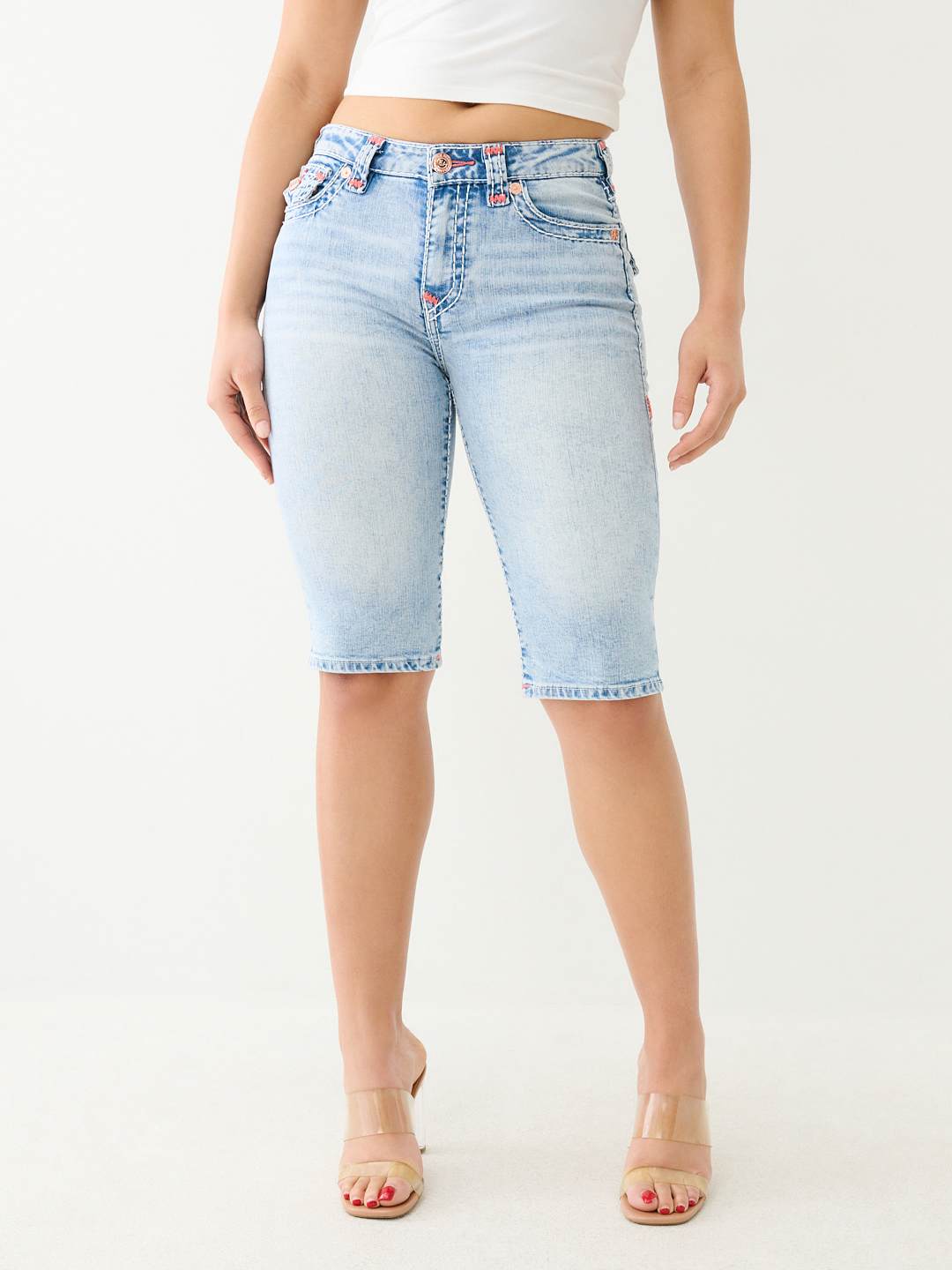 RILEY SUPER T DENIM BERMUDA SHORT