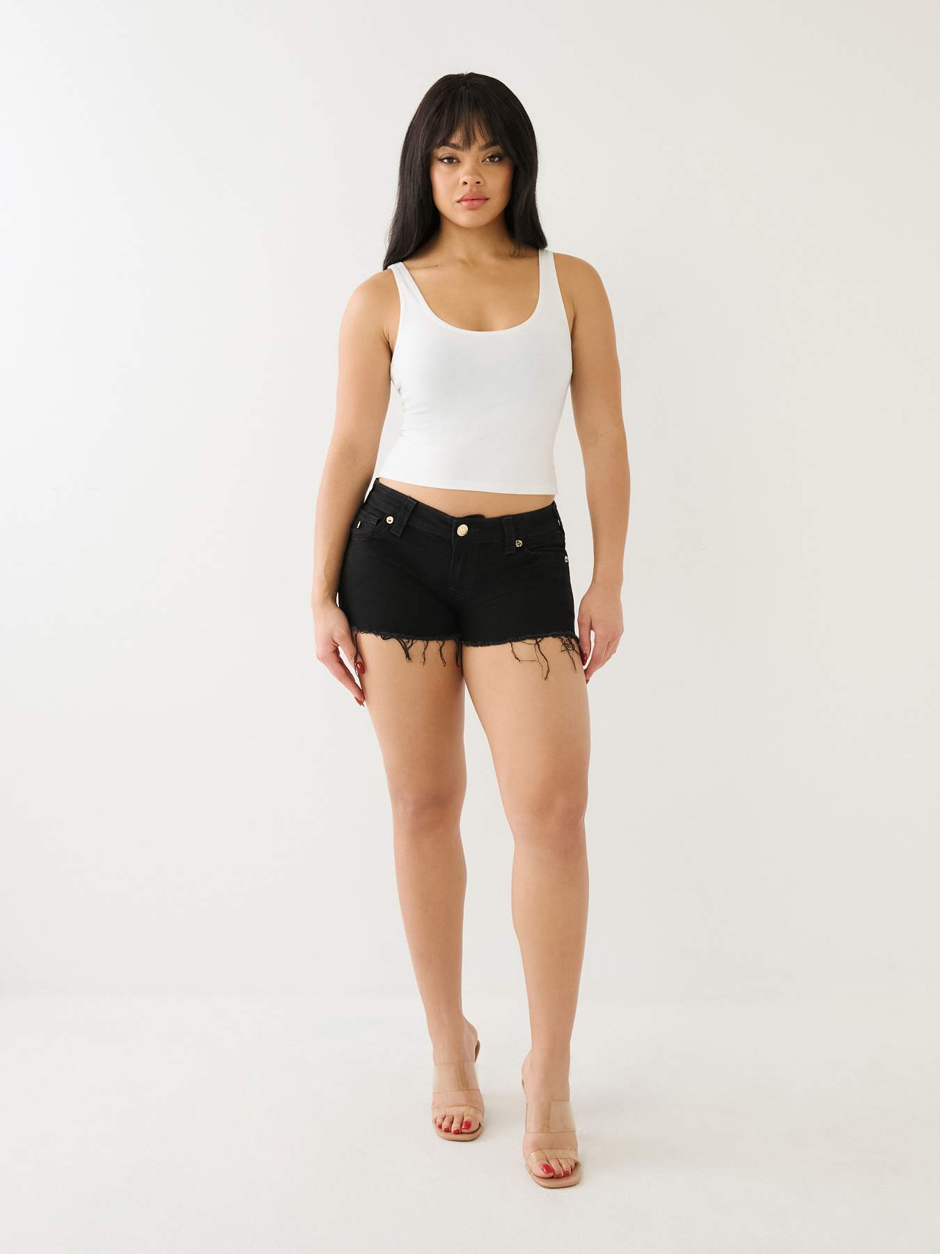 Low Rise Denim Short