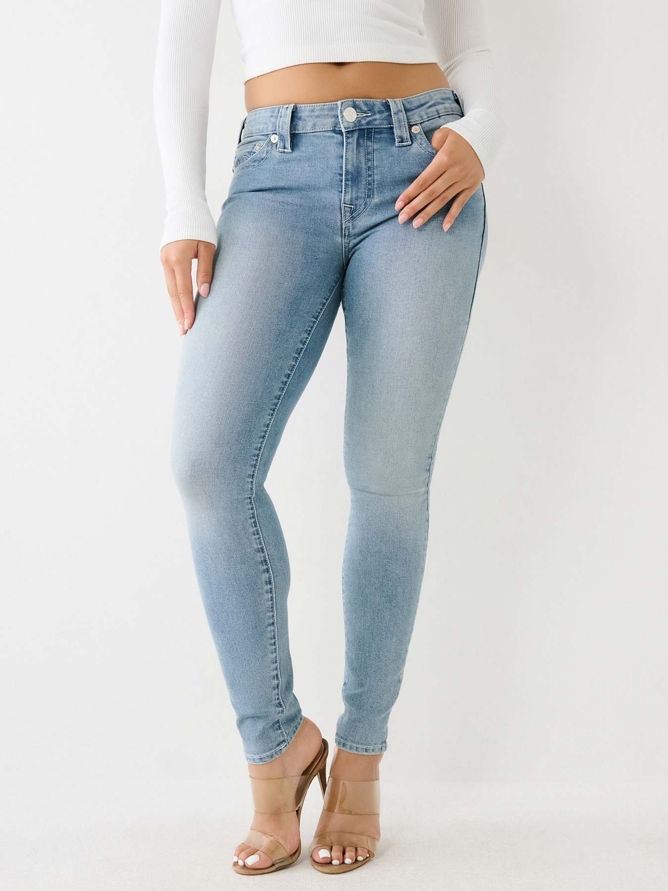 HALLE MID RISE SUPER SKINNY JEAN