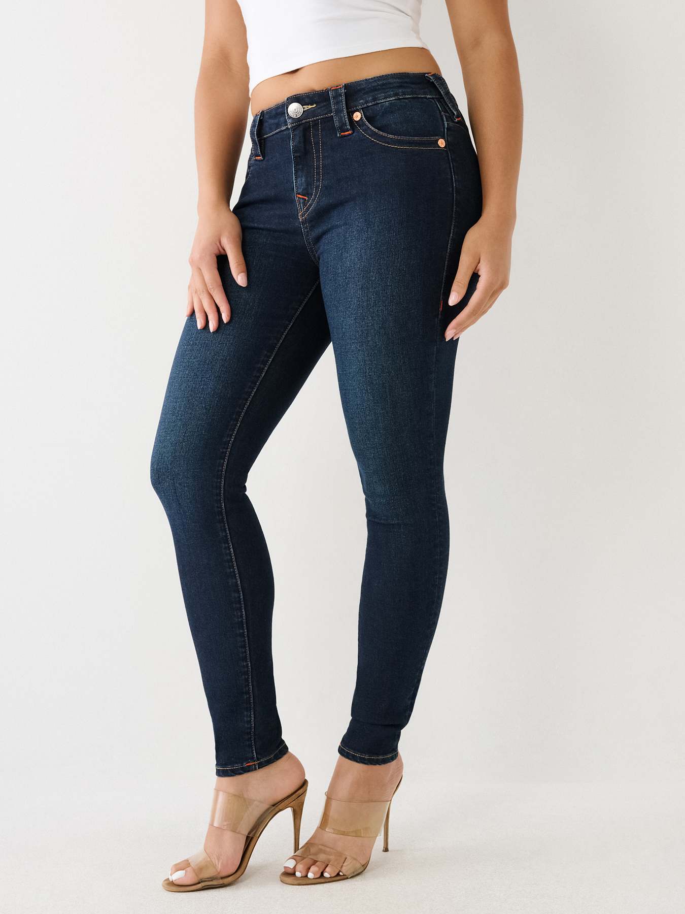 HALLE MID RISE SUPER SKINNY JEAN