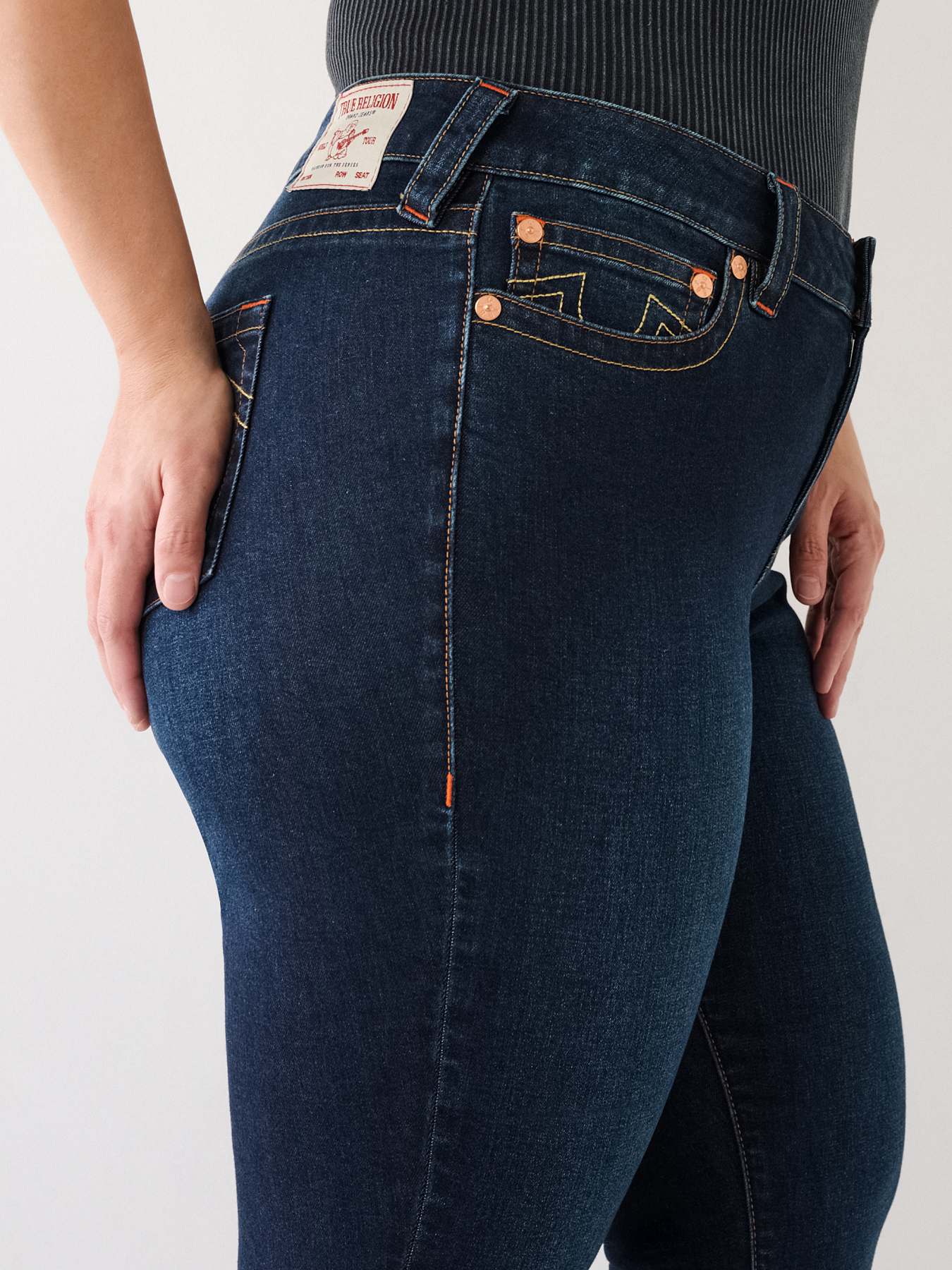 True religion halle outlet high rise super skinny