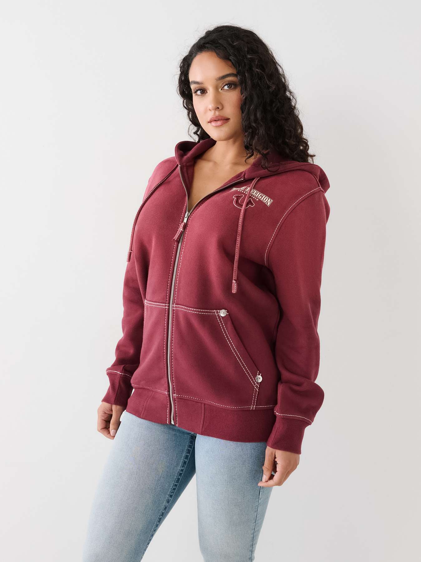 Big hot sale hoodie women's