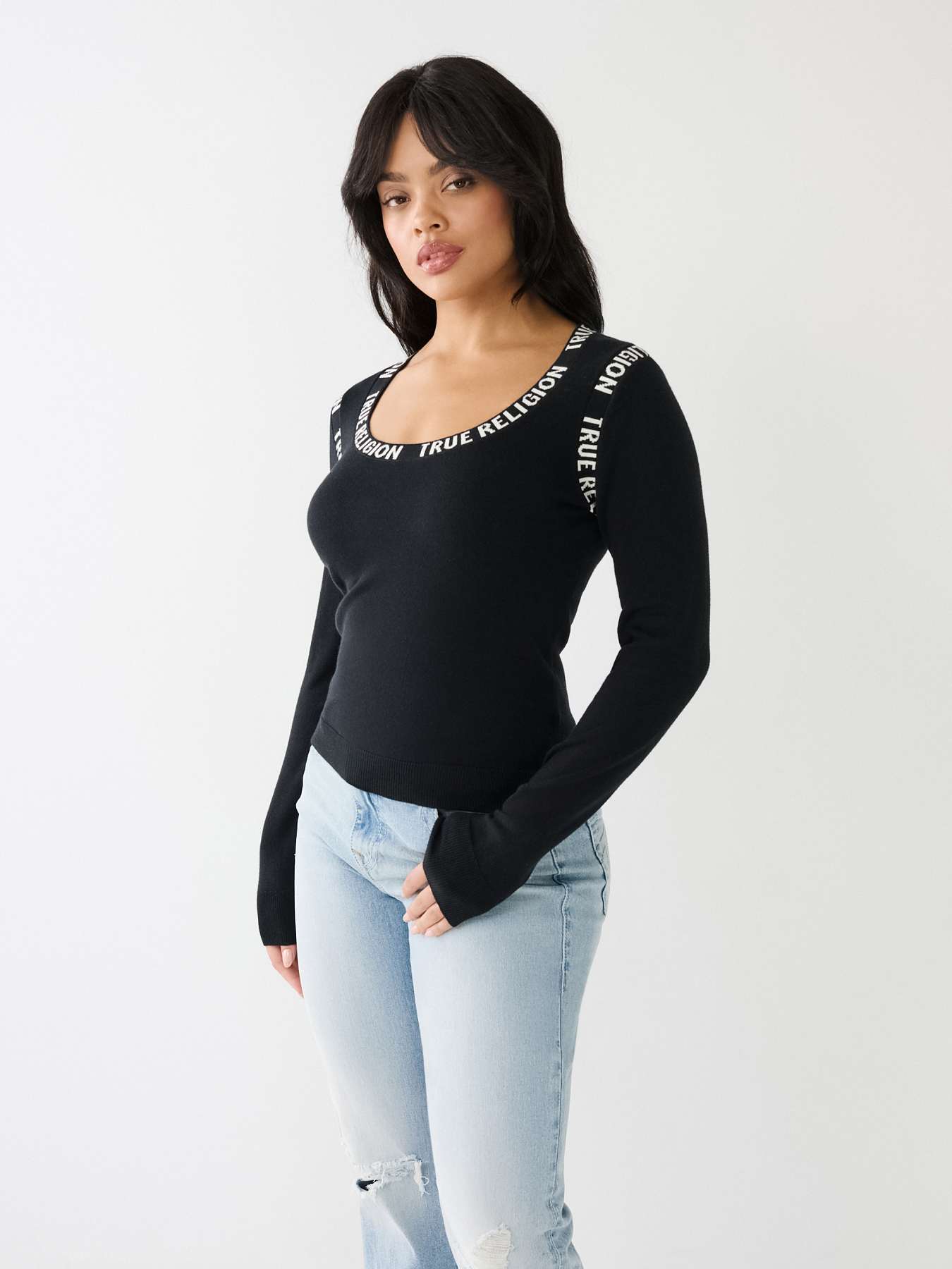 True religion outlet womens sweater