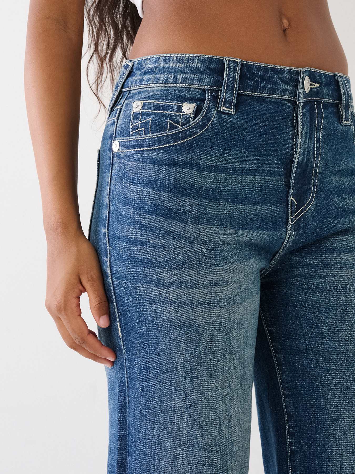 LEILA HIGH RISE WIDE LEG JEAN, image 3