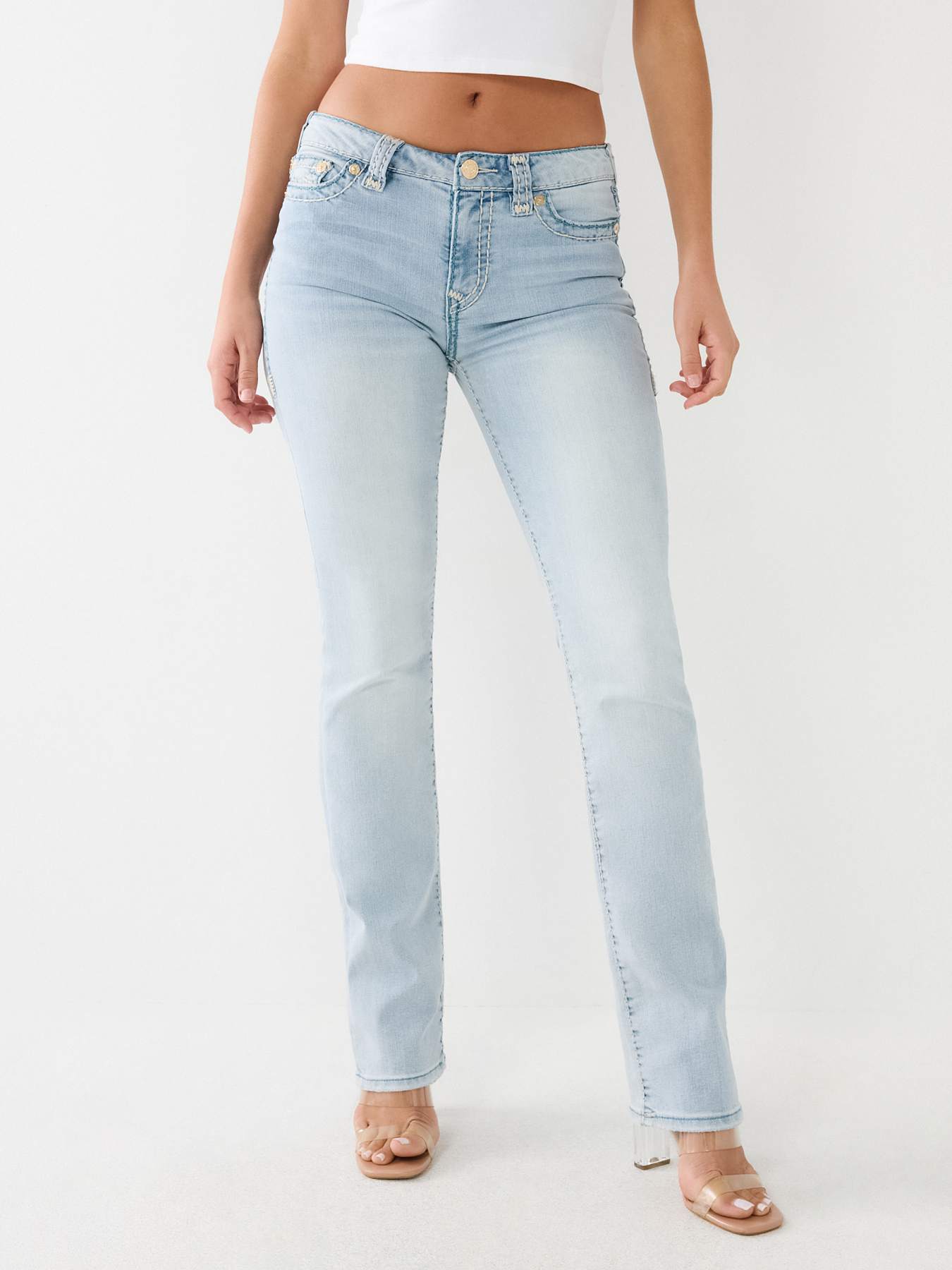 BILLIE MID RISE SUPER T STRAIGHT JEAN, image 2