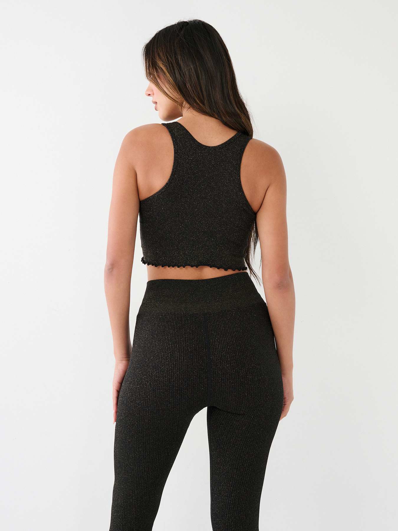 LUREX SEAMLESS SPORTS BRA TOP