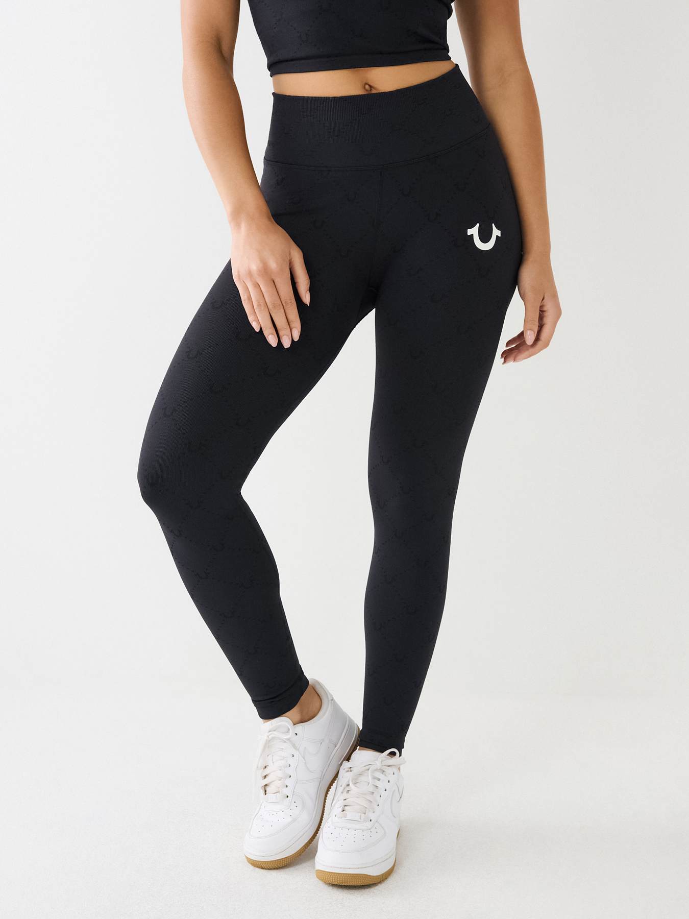 CRYSTAL HORSESHOE MID RISE JOGGER