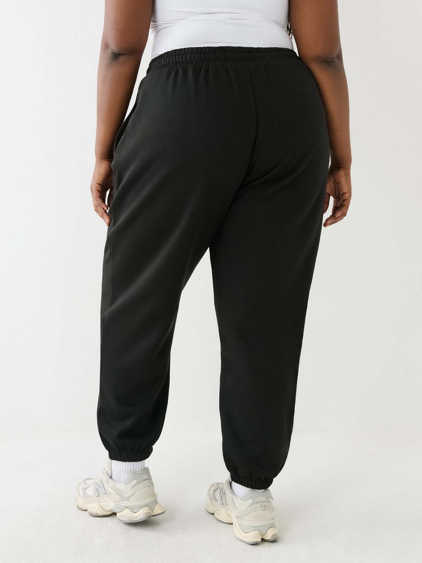 CRYSTAL HORSESHOE BOX HIGH RISE BOYFRIEND JOGGER