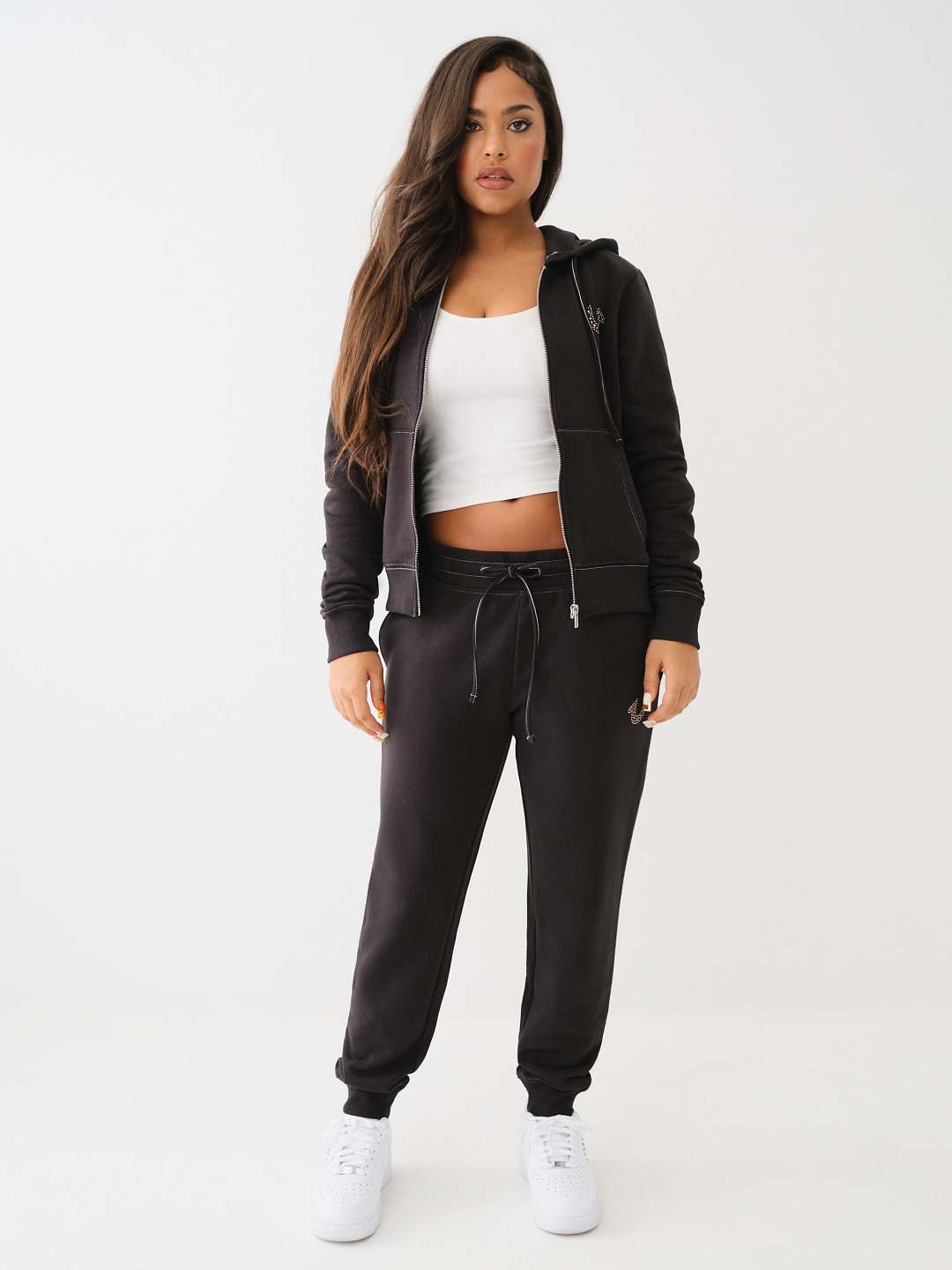STUDDED FLEECE JOGGER, image 3