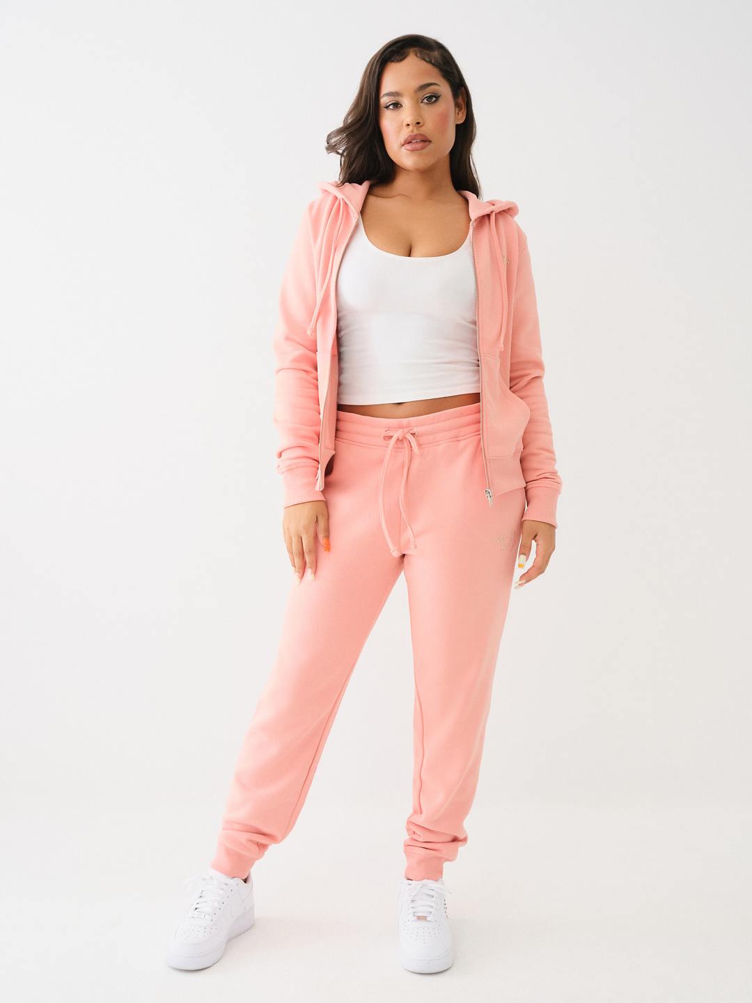 PANTALONES JOGGER DE POLAR CON INCRUSTACIONES