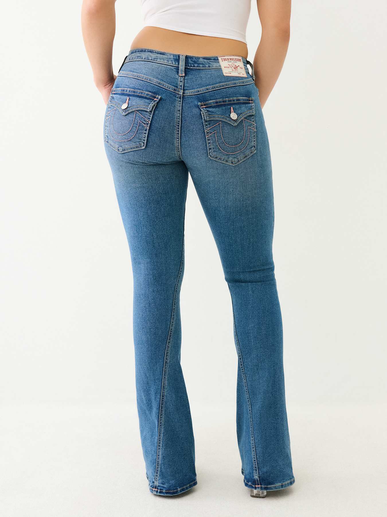 Joey Mid Rise Single Needle Flare Jean | True Religion