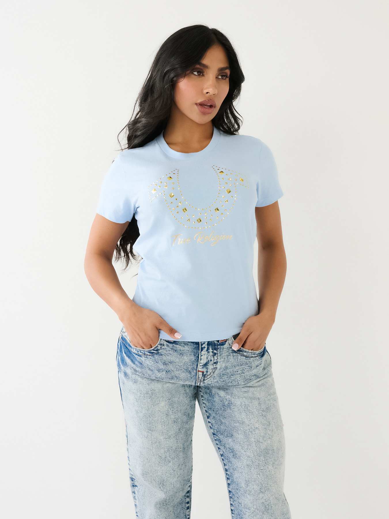 STUDDED HORSESHOE TEE, image 2