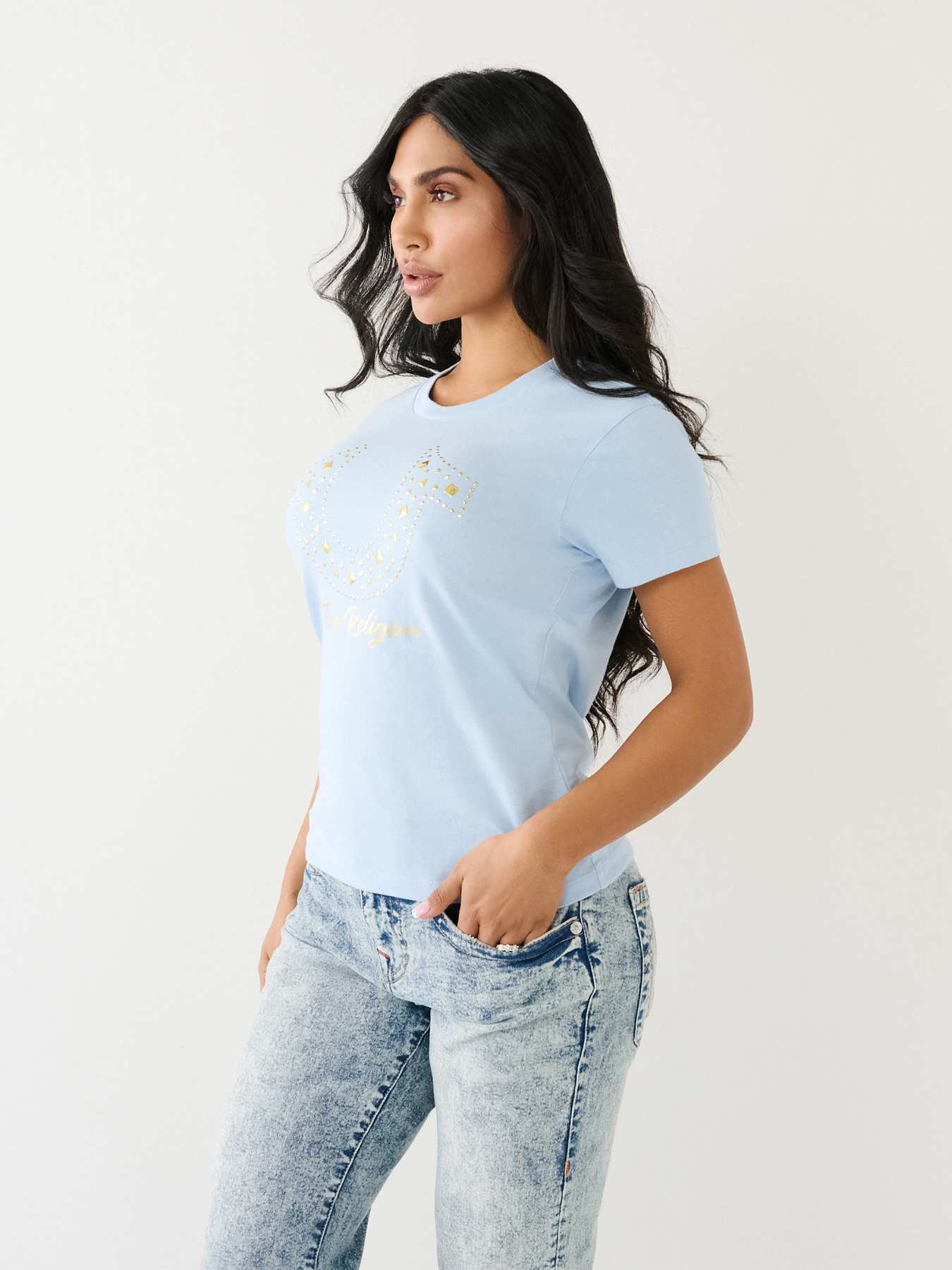 STUDDED HORSESHOE TEE, image 3