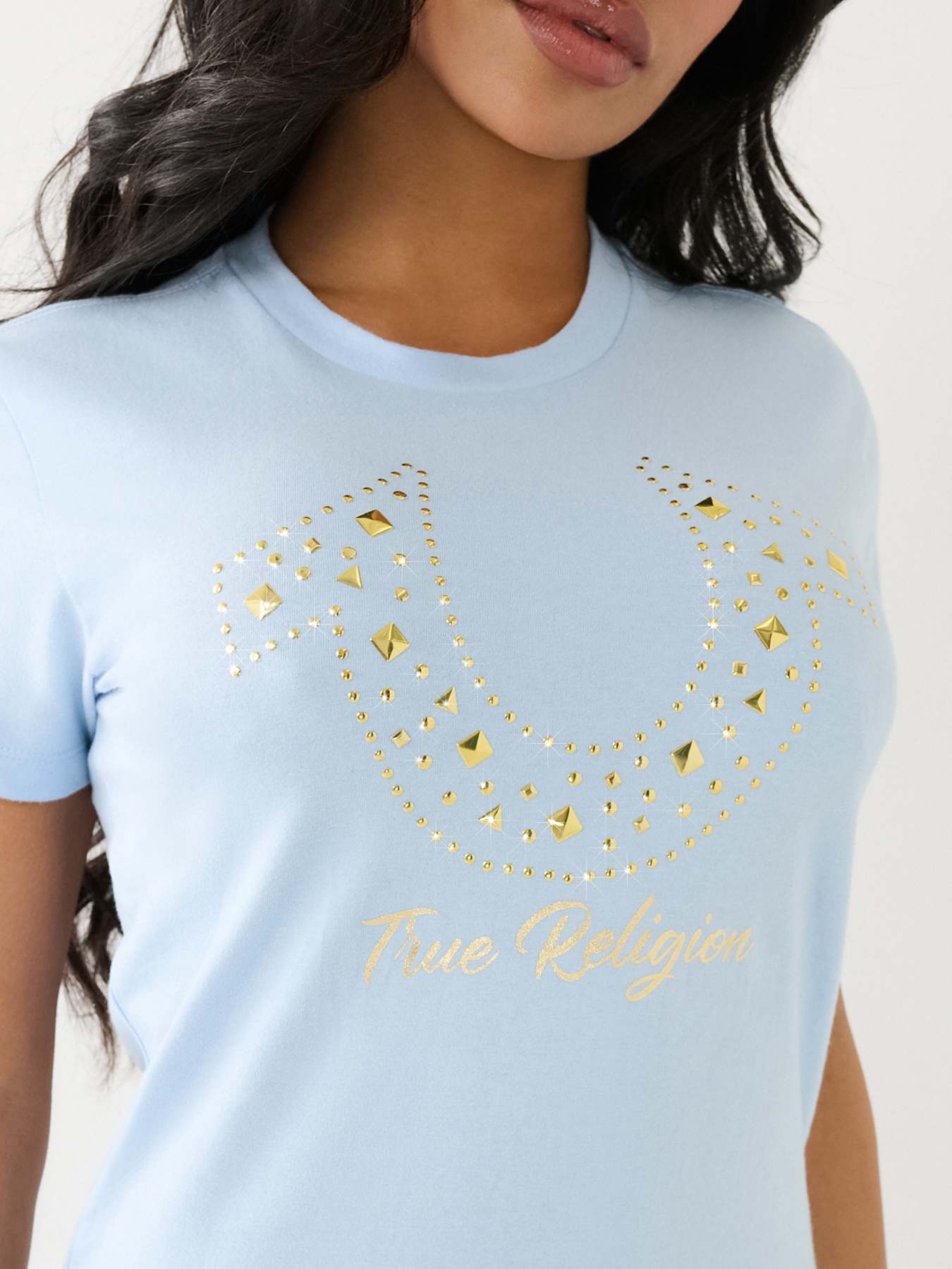 STUDDED HORSESHOE TEE, image 1