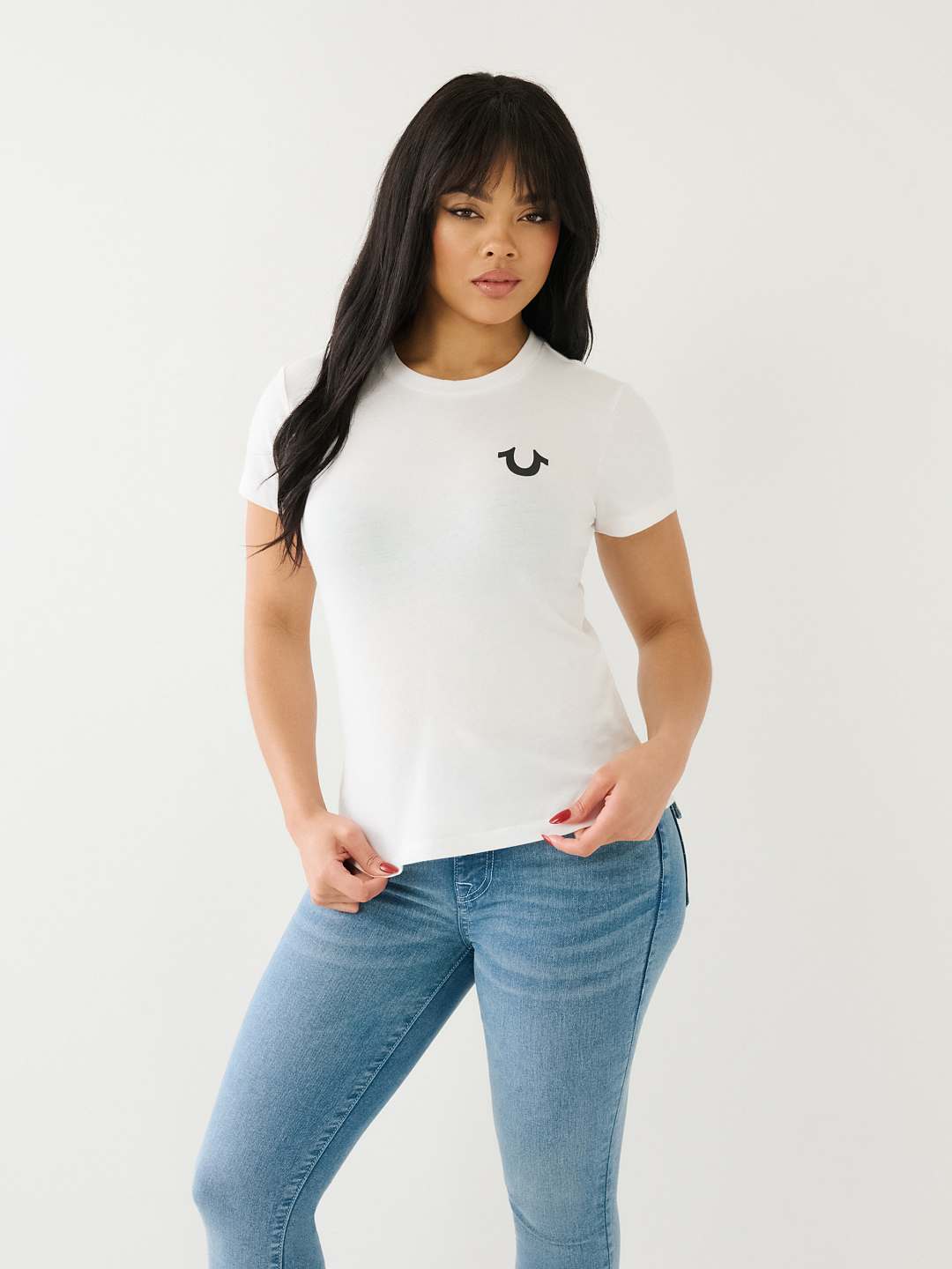 GLITTER HS TR LOGO TEE, image 3